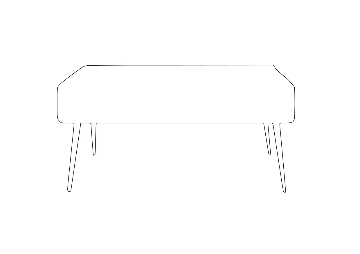 Free Table Elevation CAD Block – DWG, DXF, PDF Format