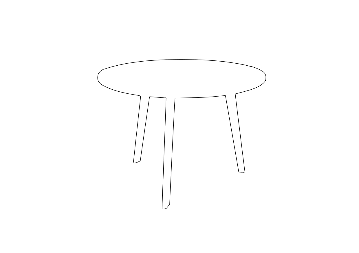 Free Table Elevation CAD Block – DWG, DXF, PDF Format