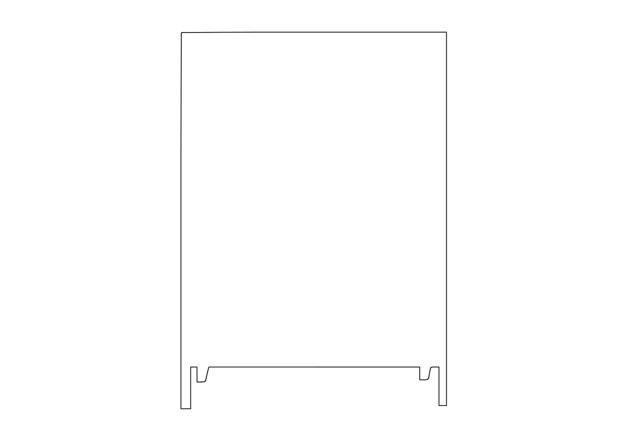 Free Chest of drawers elevation CAD Block – DWG, DXF, PDF Format