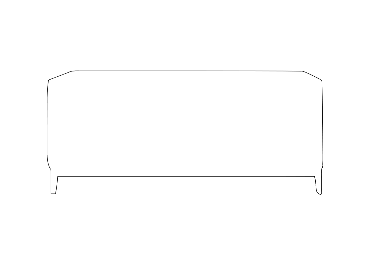 Free Chest of drawers elevation CAD Block – DWG, DXF, PDF Format