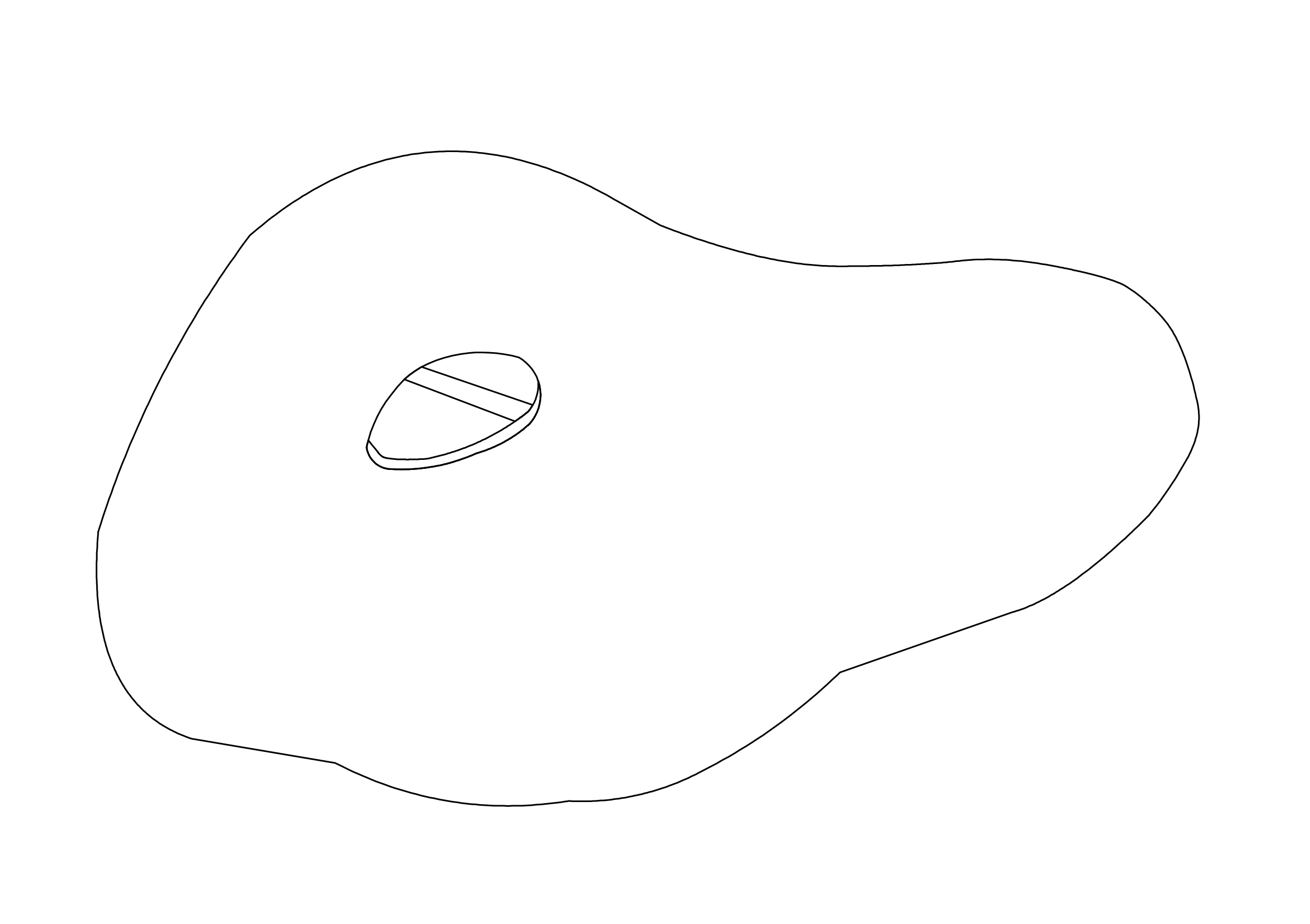 Free Armchair top view CAD Block – DWG, DXF, PDF Format