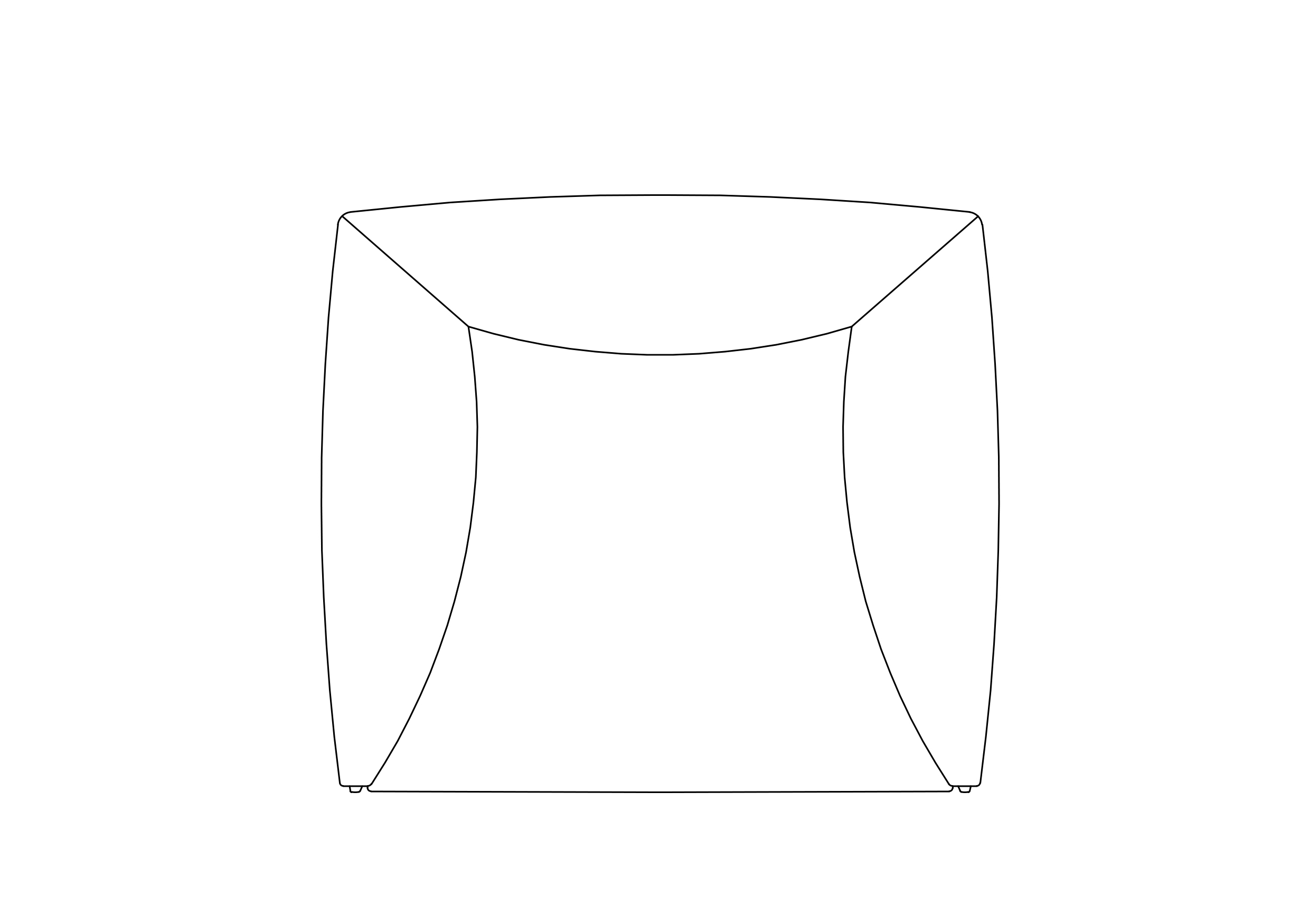 Free Armchair top view CAD Block – DWG, DXF, PDF Format