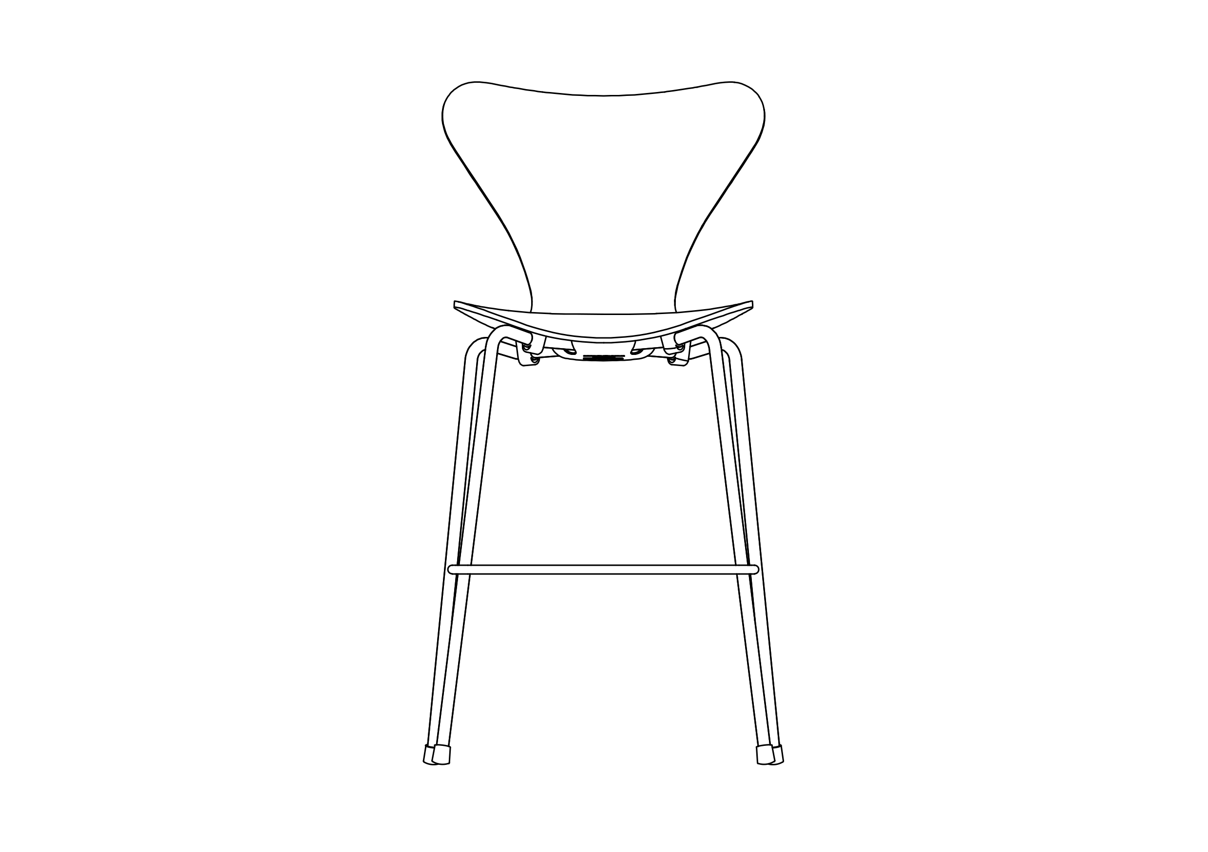 Free Chair Elevation CAD Block – DWG, DXF, PDF Format