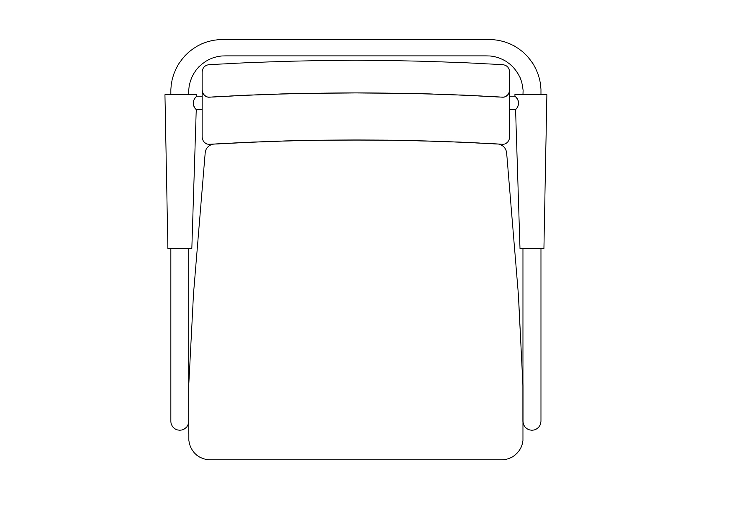 Free Chair top view CAD Block – DWG, DXF, PDF Format