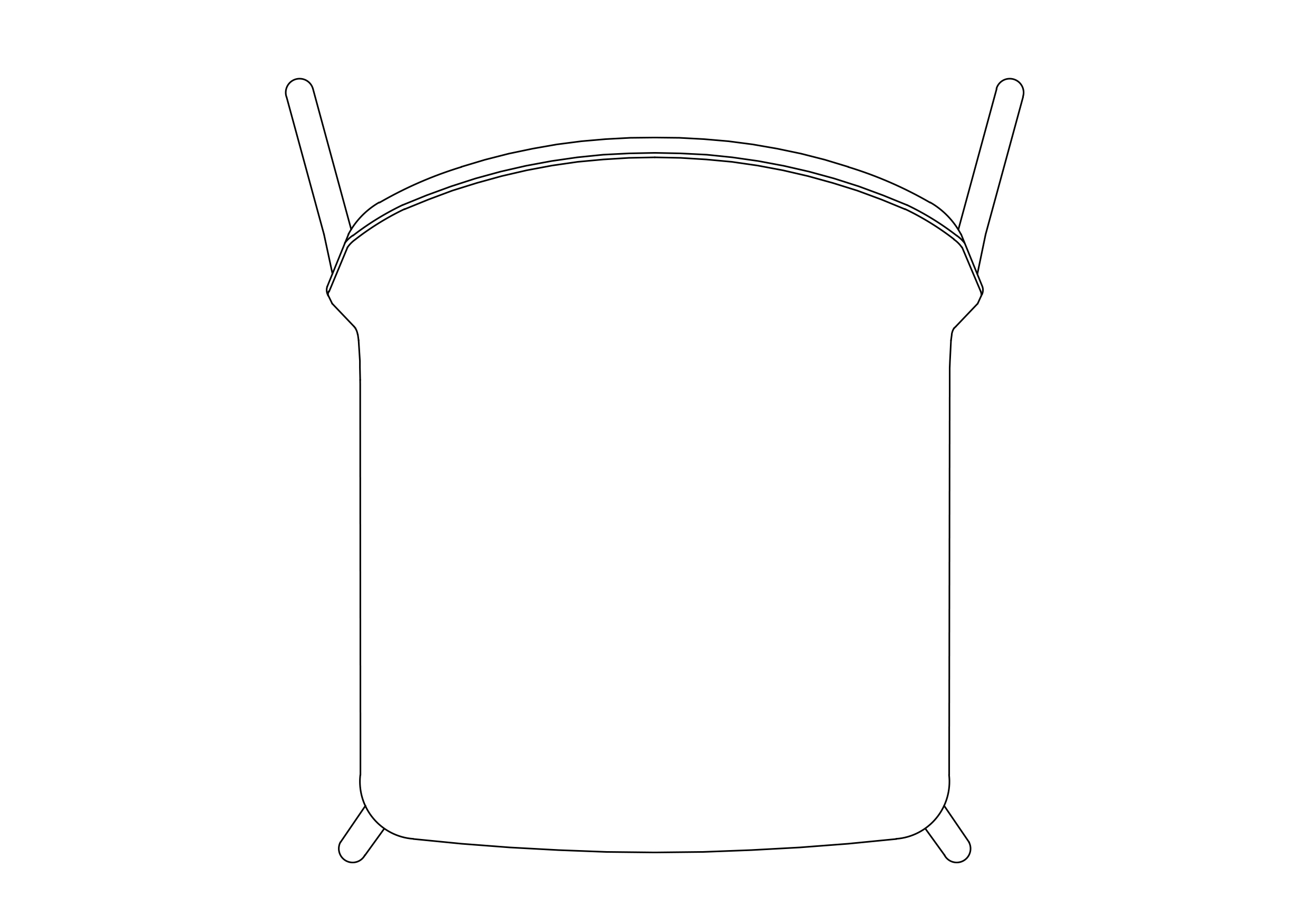 Free Chair top view CAD Block – DWG, DXF, PDF Format