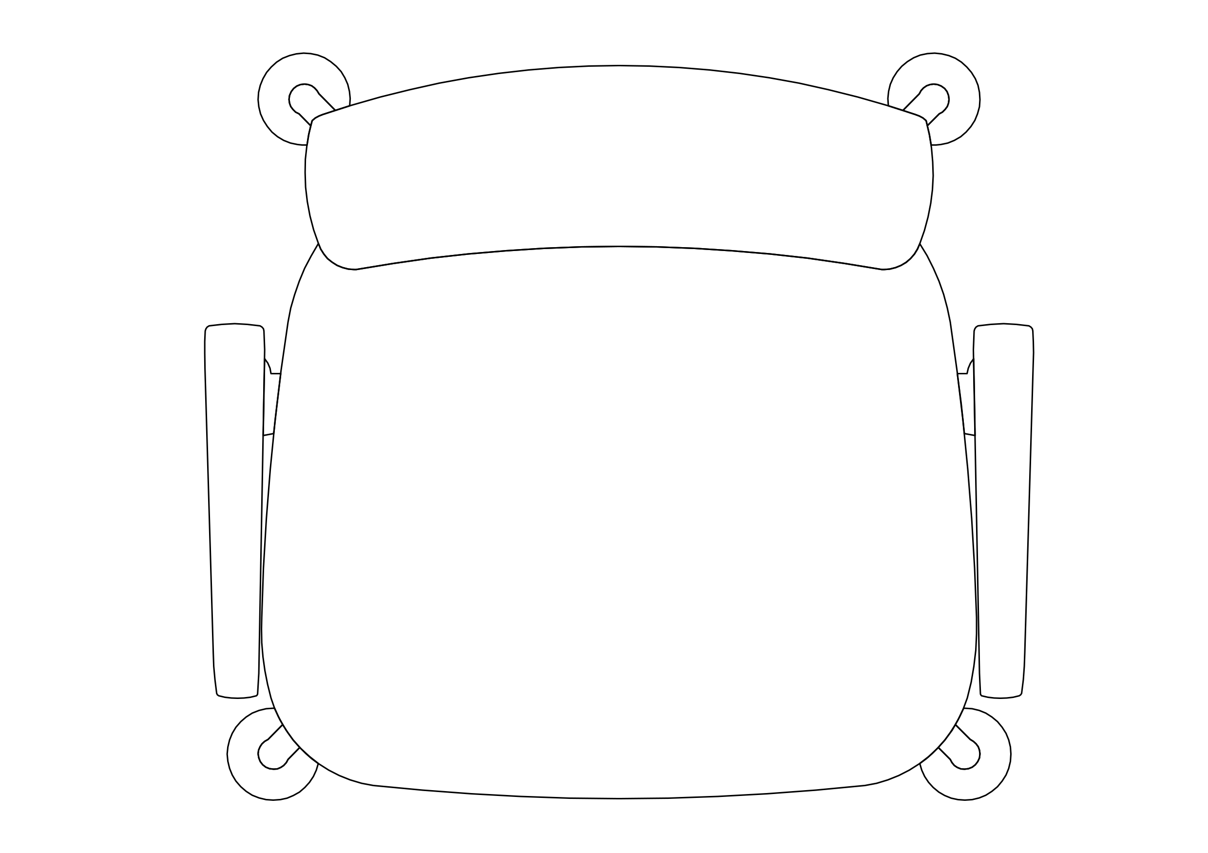 Free Chair top view CAD Block – DWG, DXF, PDF Format