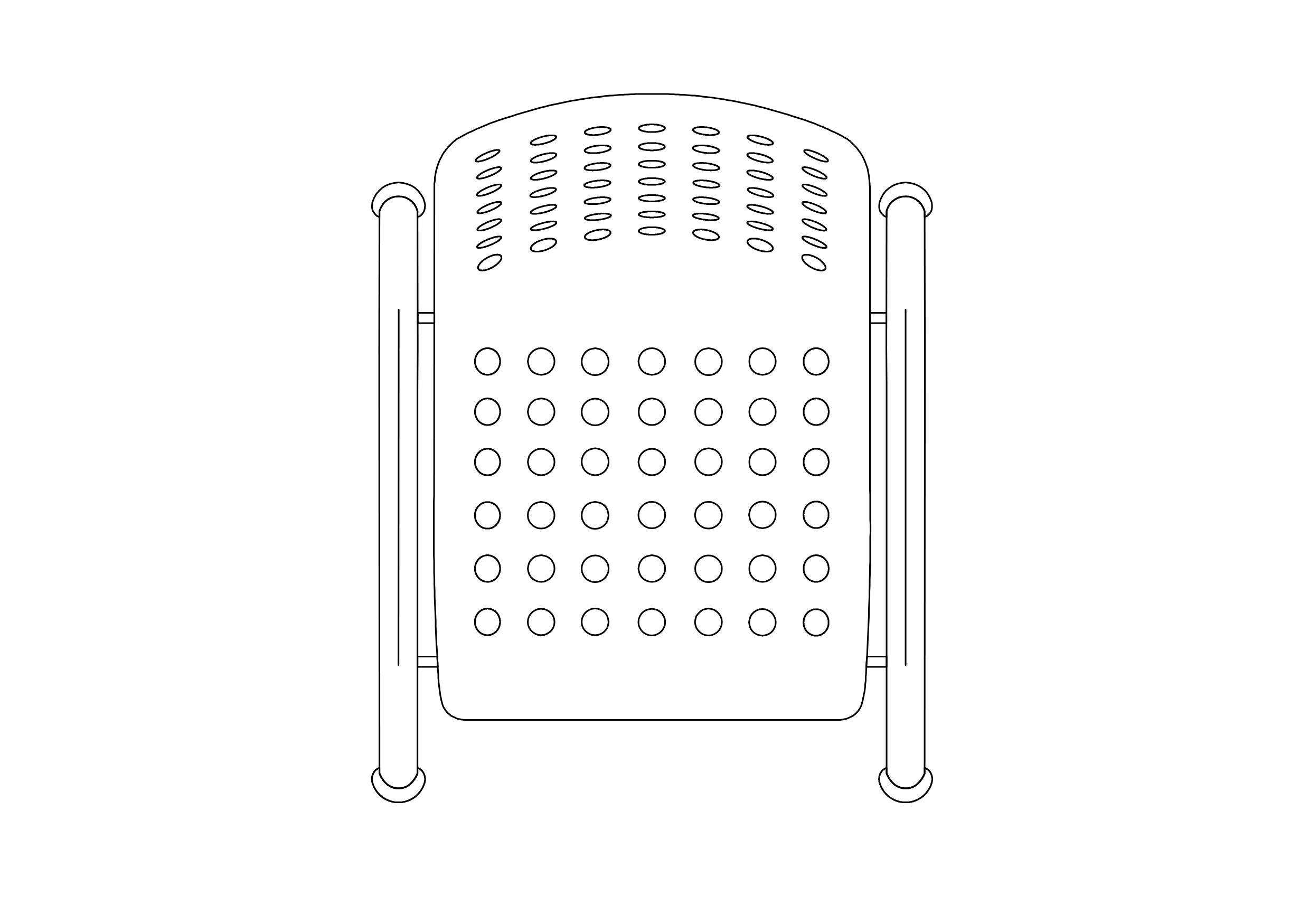 Free Chair top view CAD Block – DWG, DXF, PDF Format