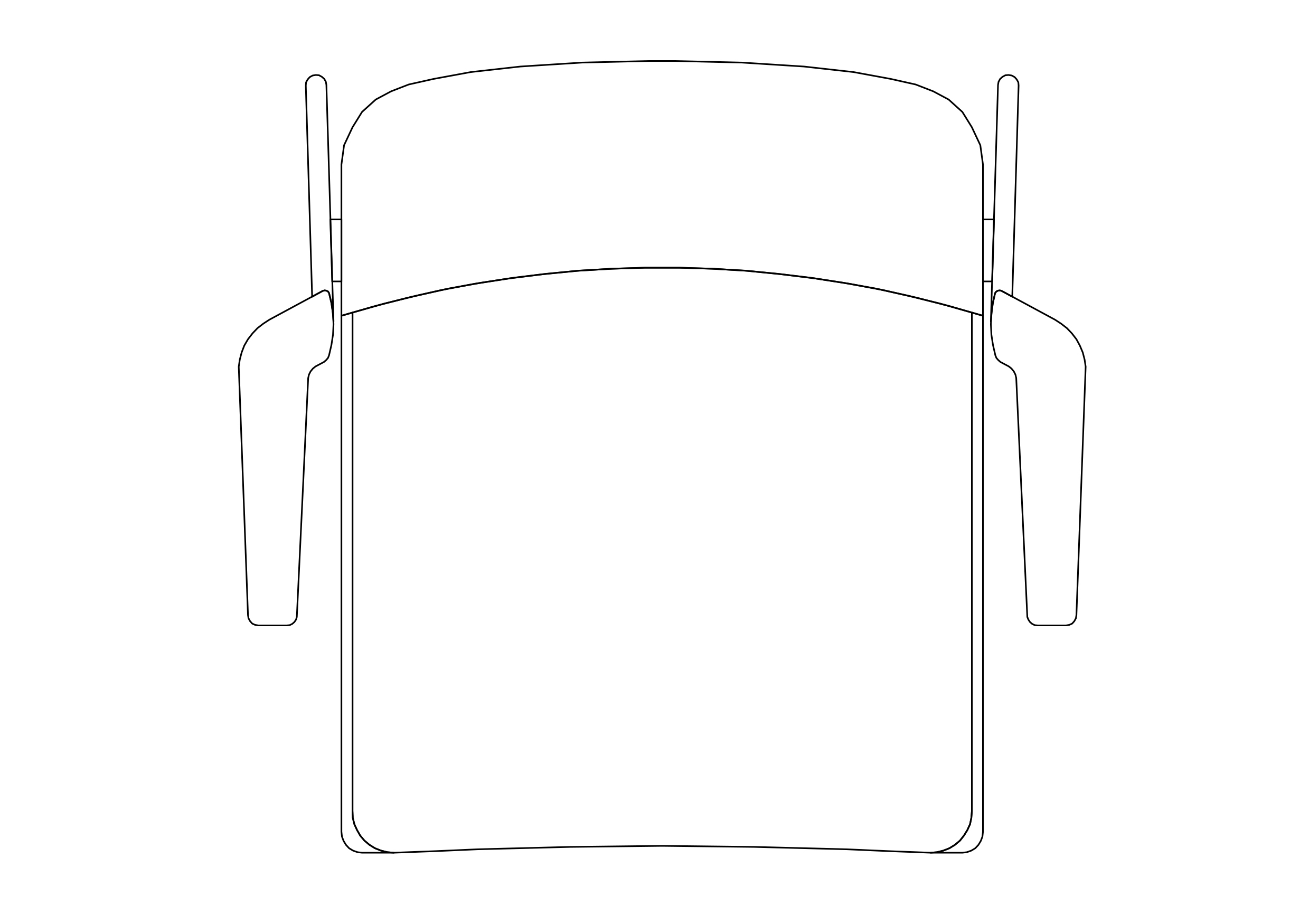 Free Chair top view CAD Block – DWG, DXF, PDF Format