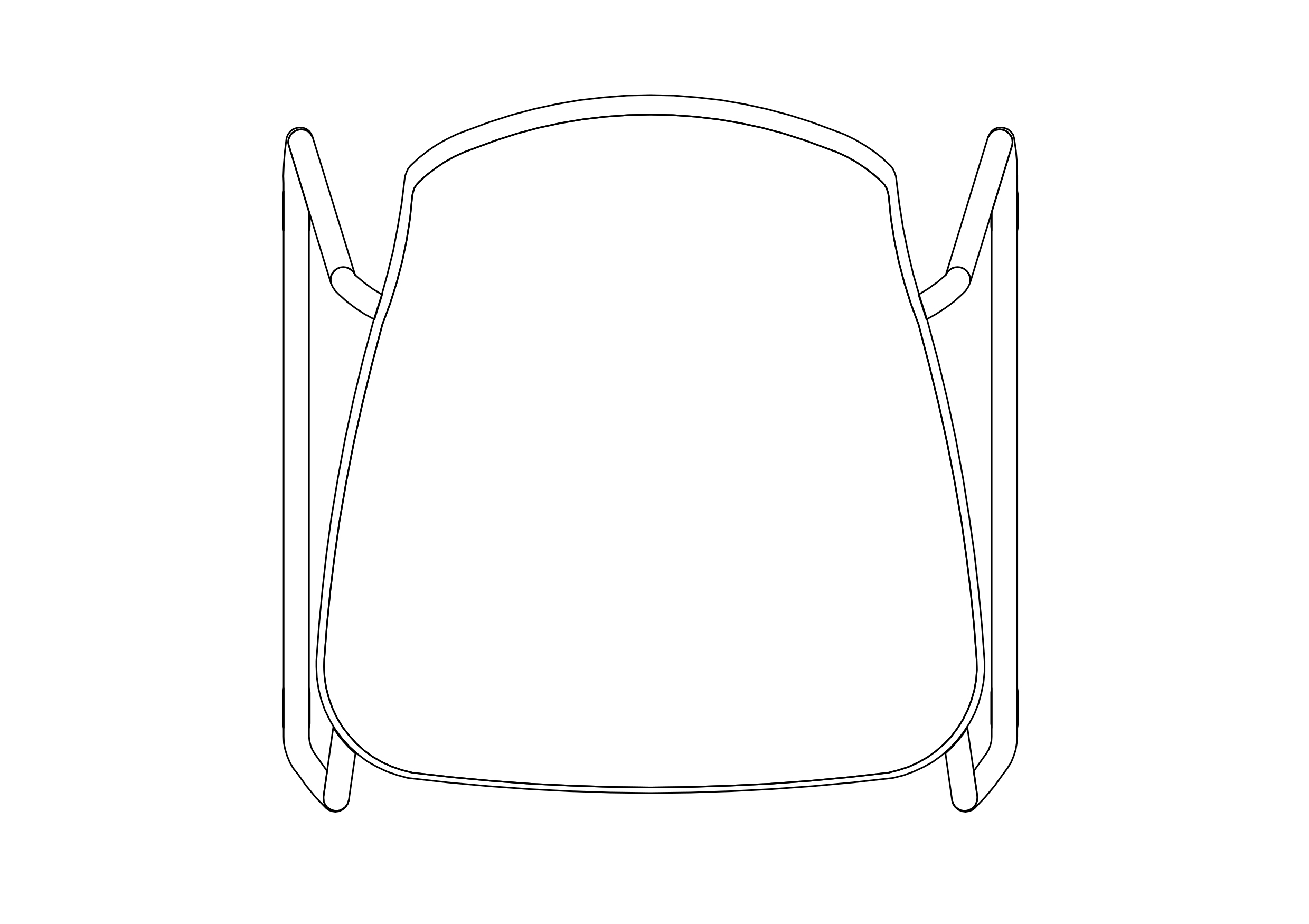 Free Chair top view CAD Block – DWG, DXF, PDF Format