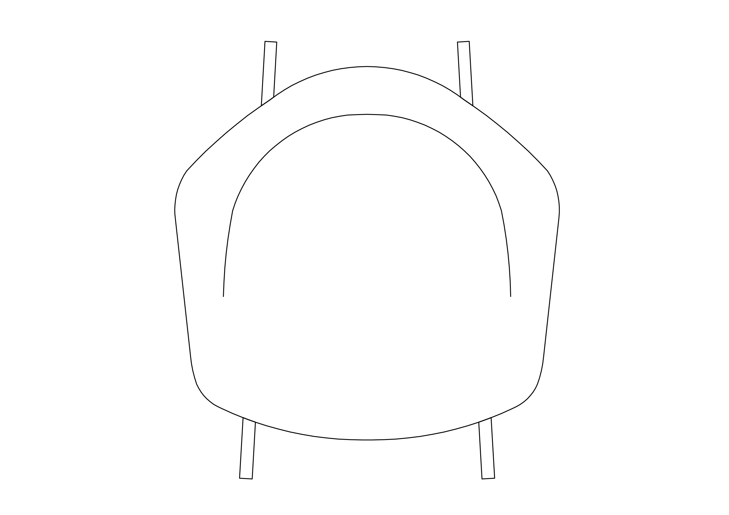 Free Chair top view CAD Block – DWG, DXF, PDF Format