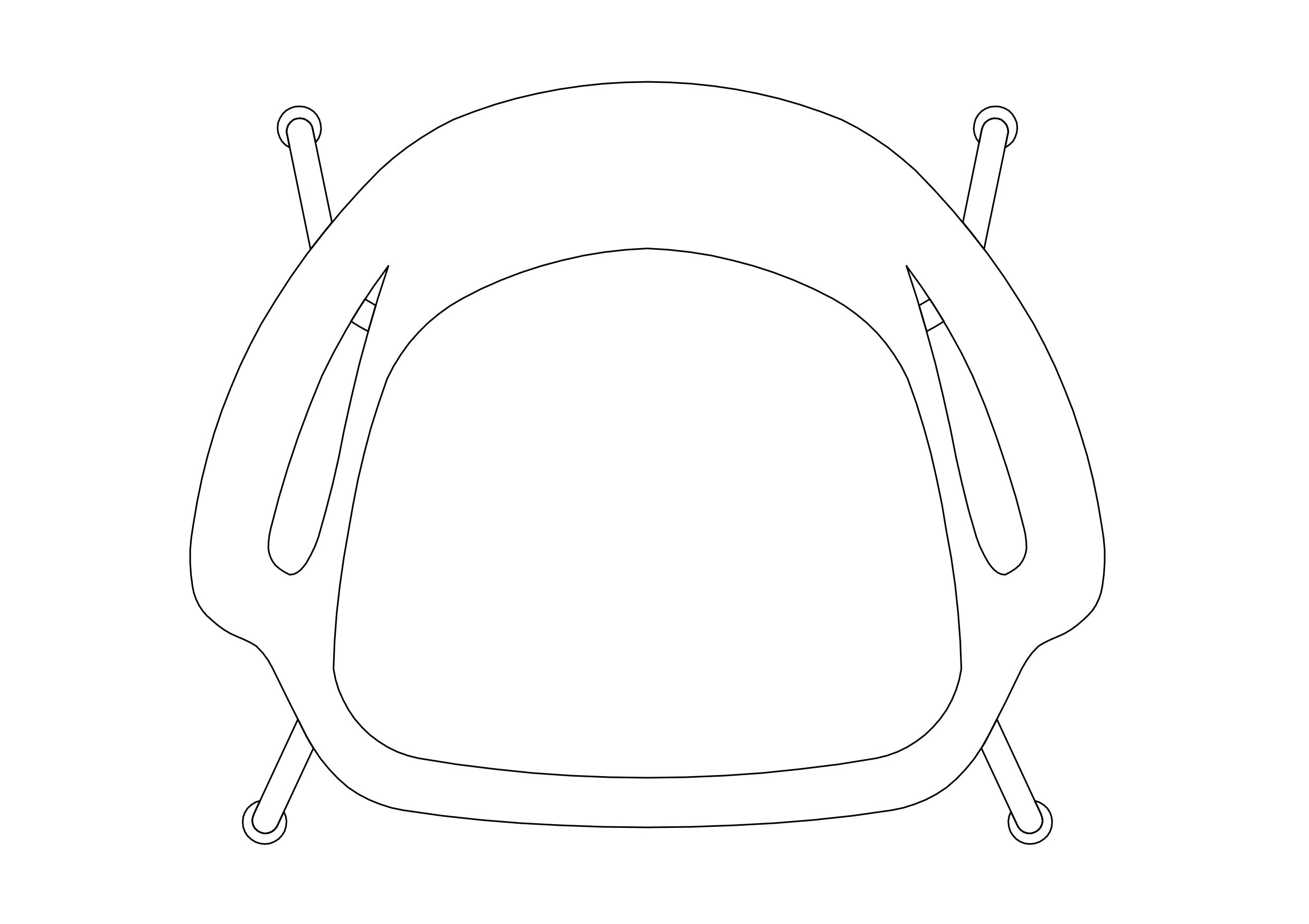 Free Chair top view CAD Block – DWG, DXF, PDF Format