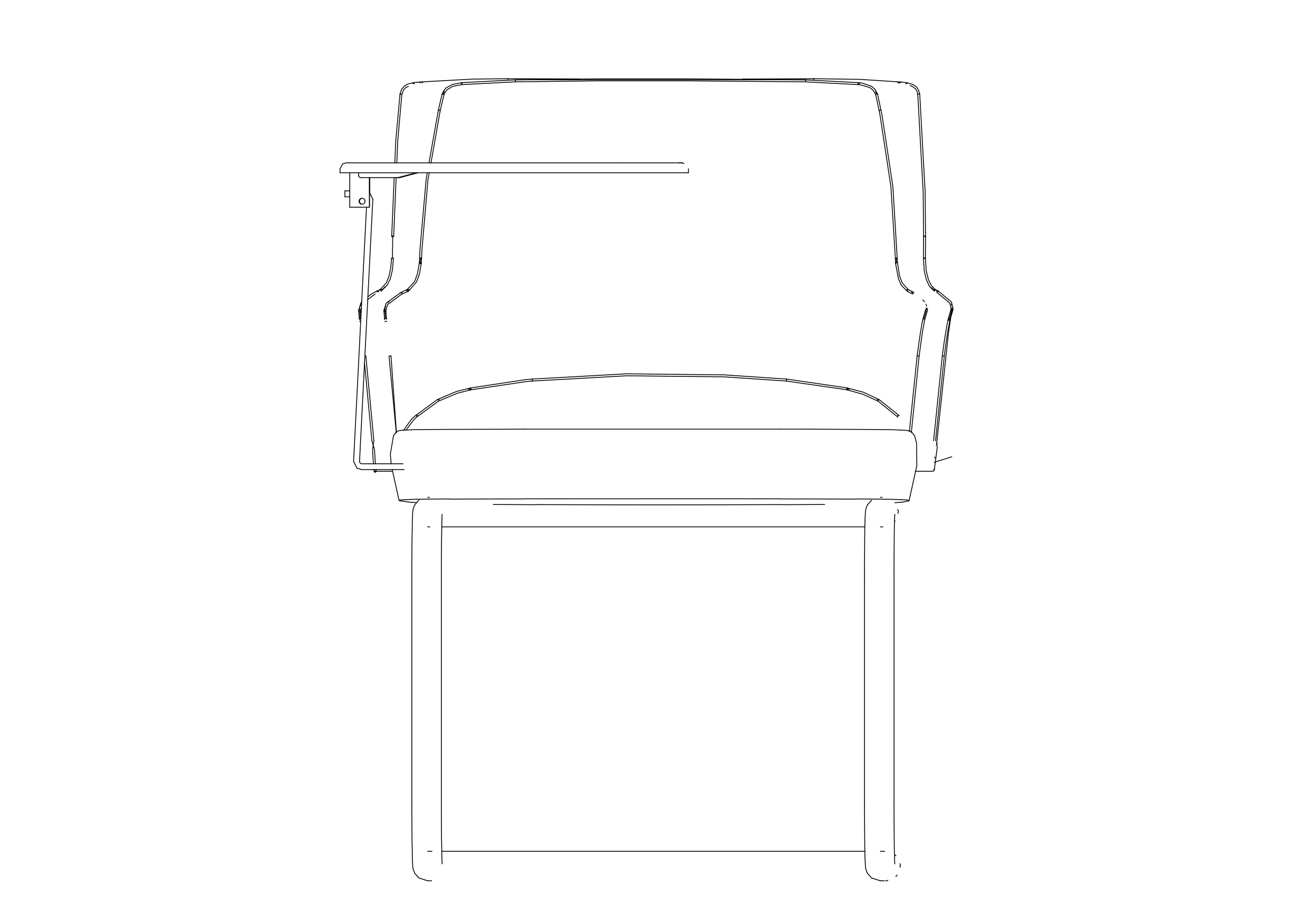Free Classroom chair Elevation CAD Block – DWG, DXF, PDF Format