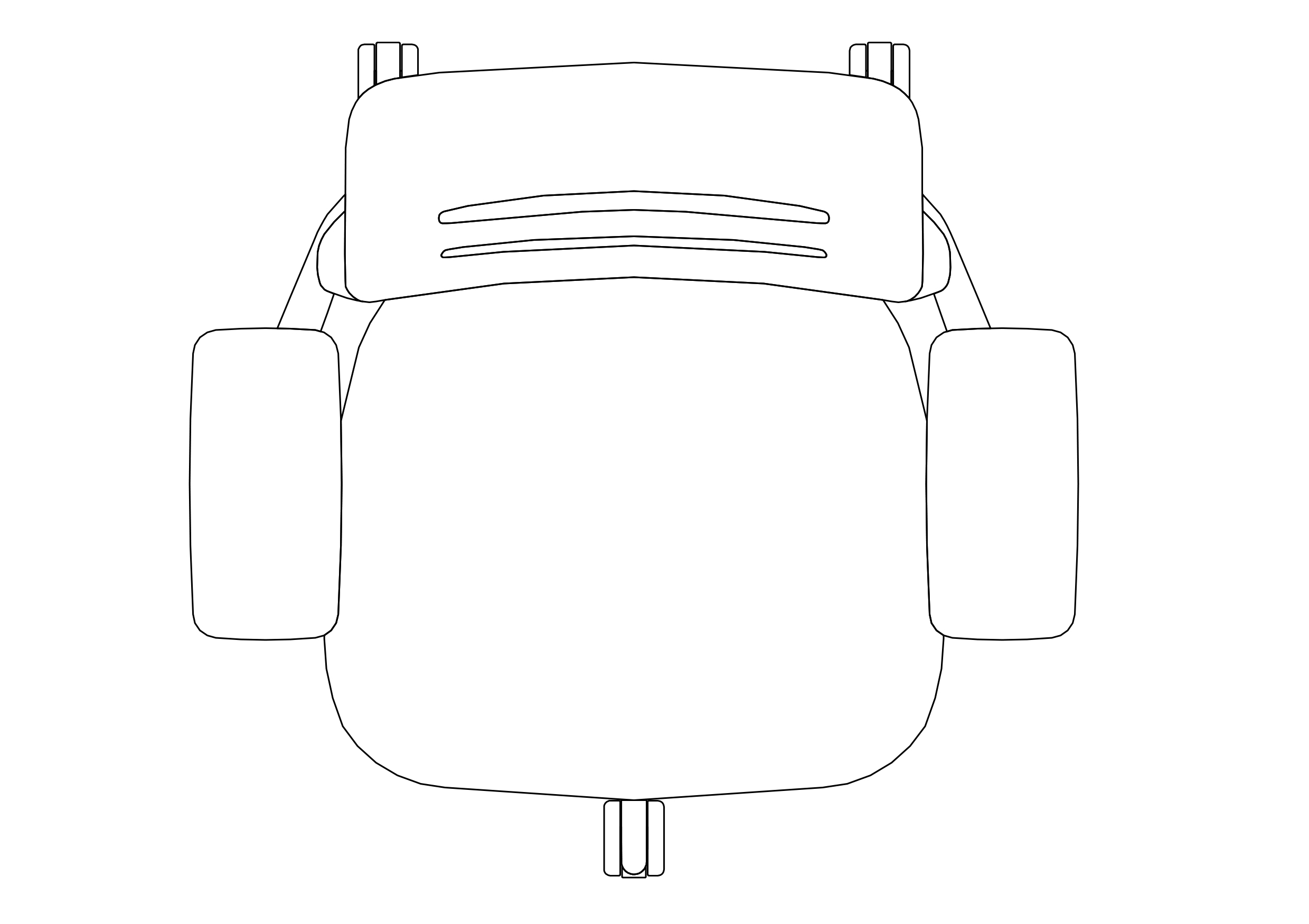 Free Office Chair top view CAD Block – DWG, DXF, PDF Format