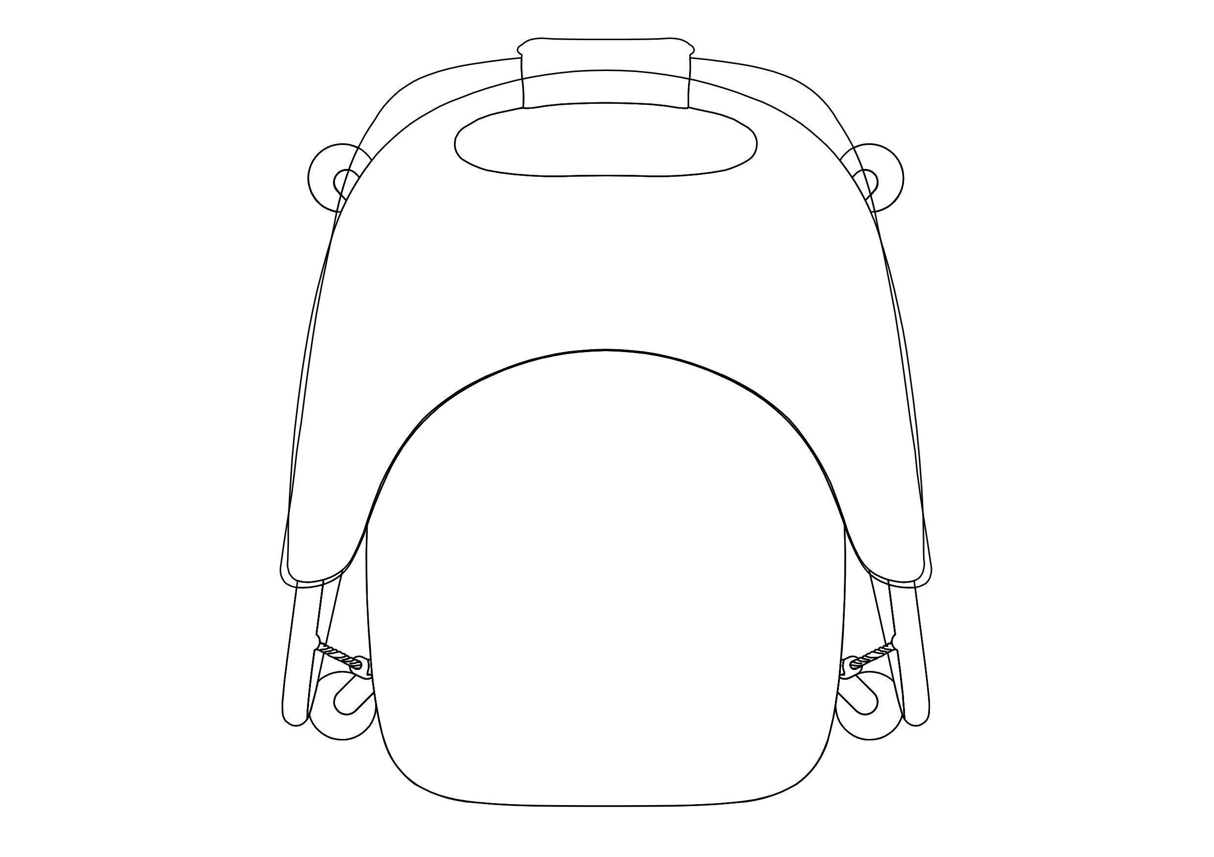 Free Office Chair top view CAD Block – DWG, DXF, PDF Format