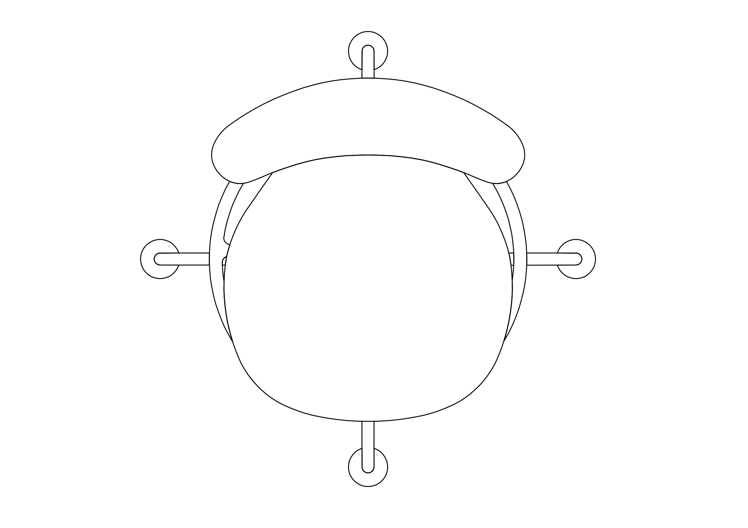 Free Office Chair top view CAD Block – DWG, DXF, PDF Format