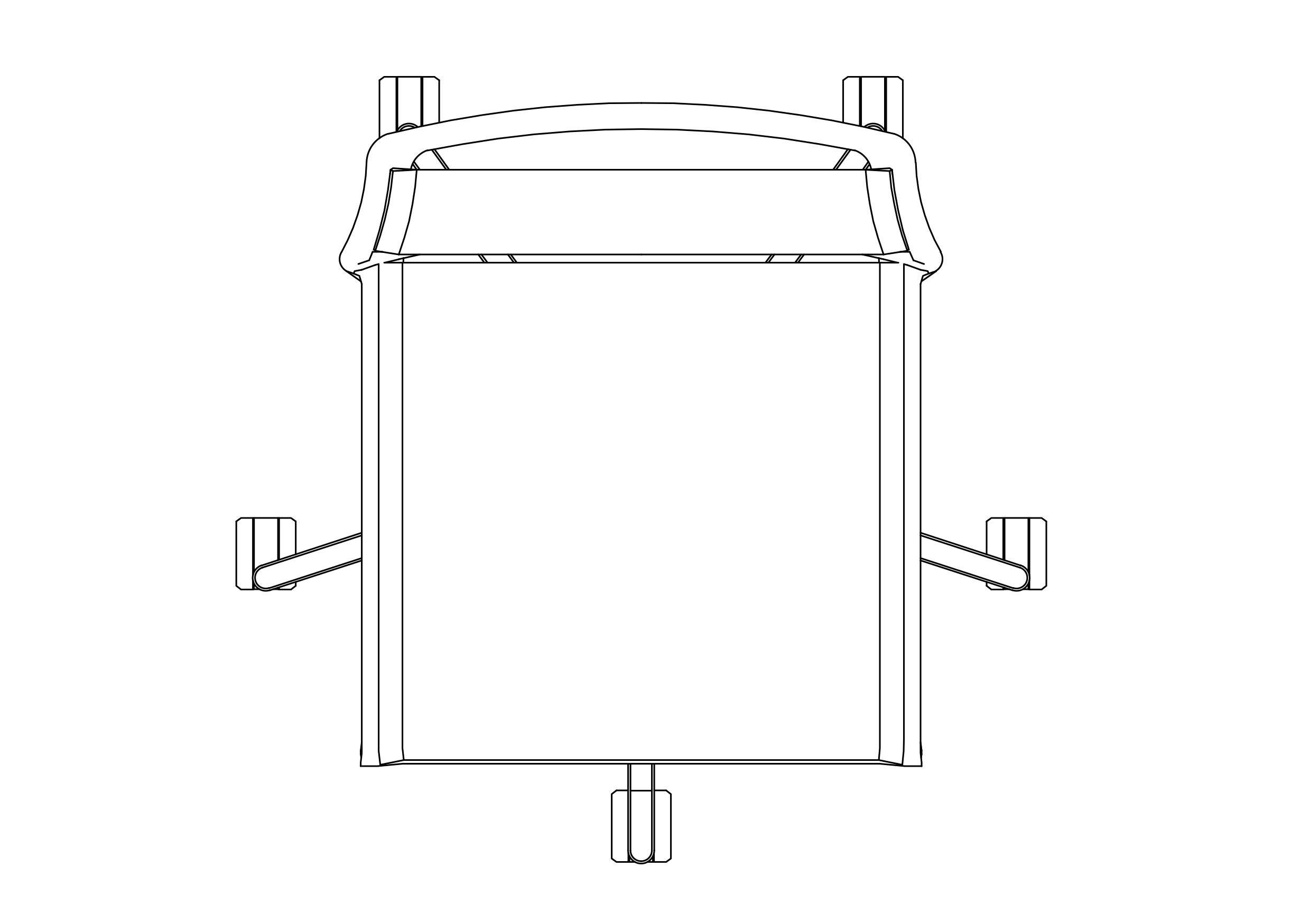 Free Office Chair top view CAD Block – DWG, DXF, PDF Format