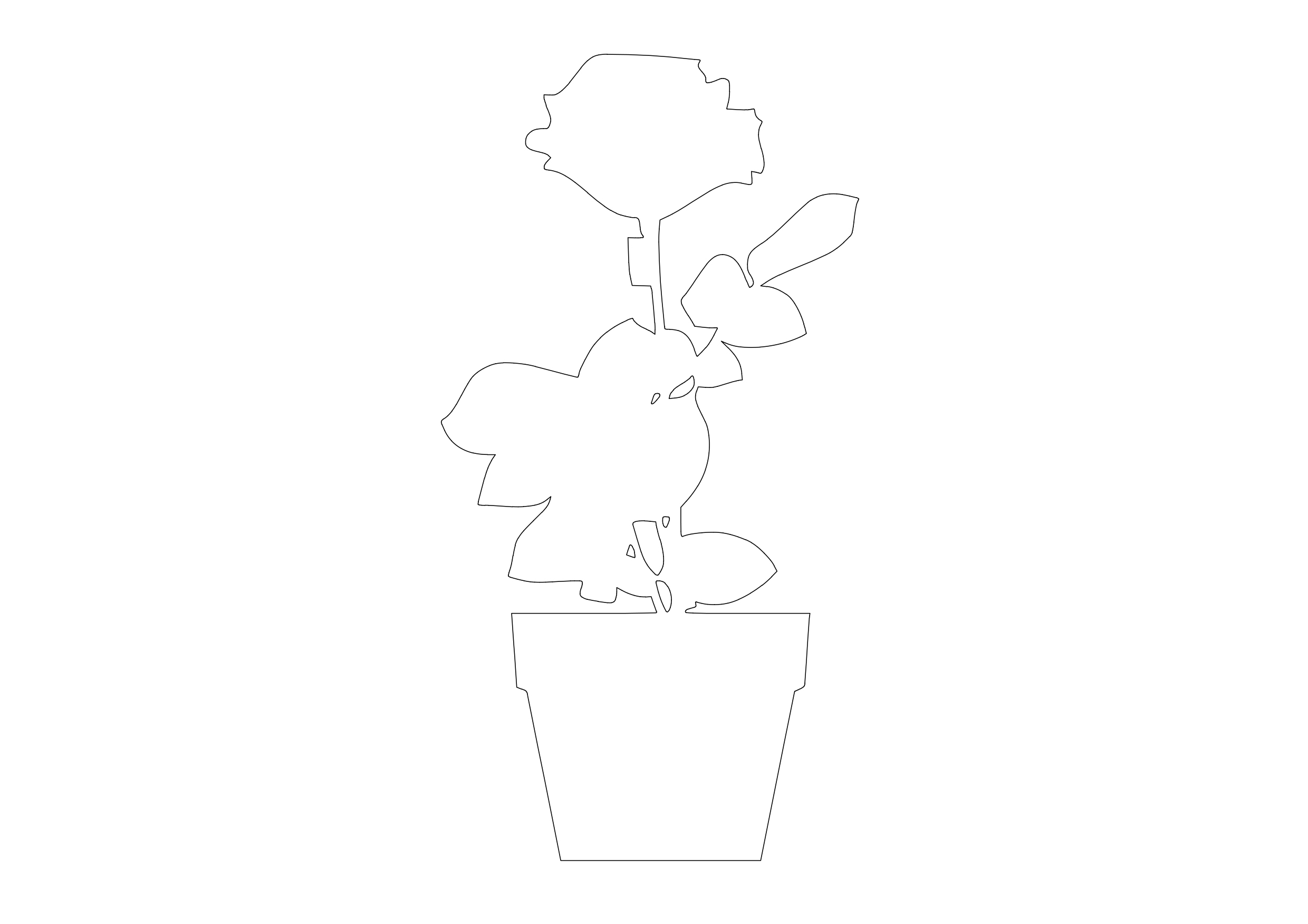 Free Plant Elevation CAD Block – DWG, DXF, PDF Format