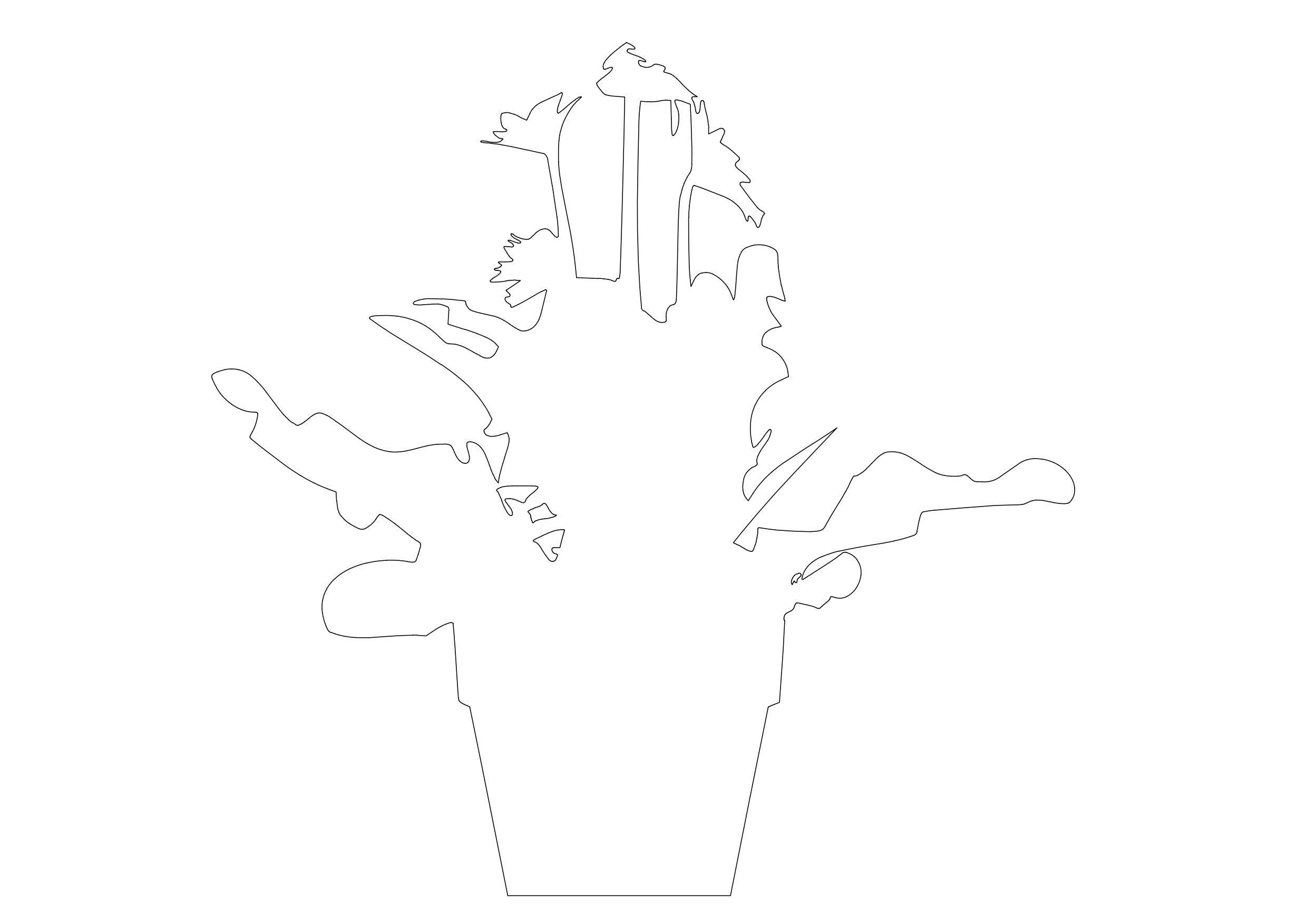 Free Plant Elevation CAD Block – DWG, DXF, PDF Format