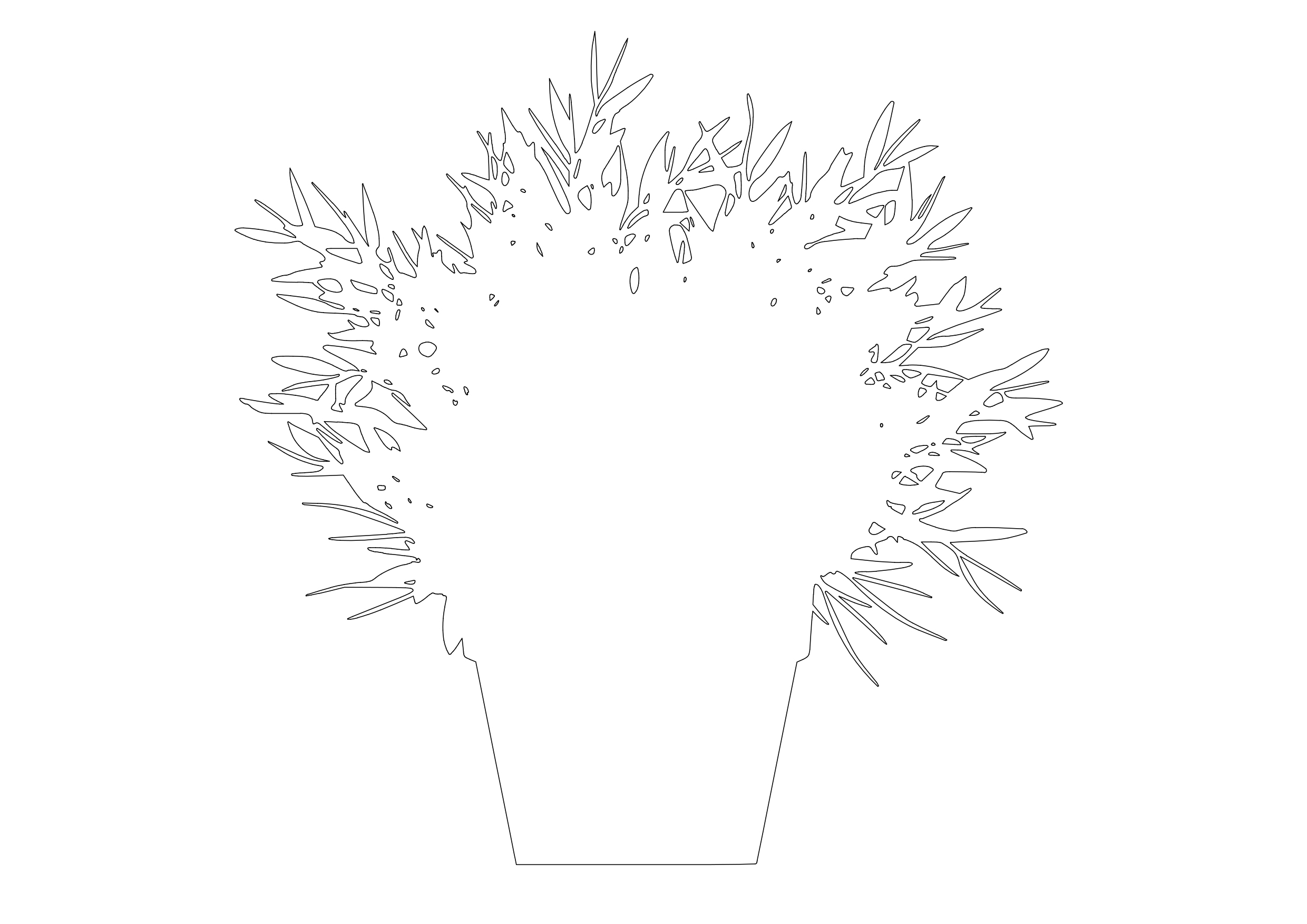 Free Plant Elevation CAD Block – DWG, DXF, PDF Format