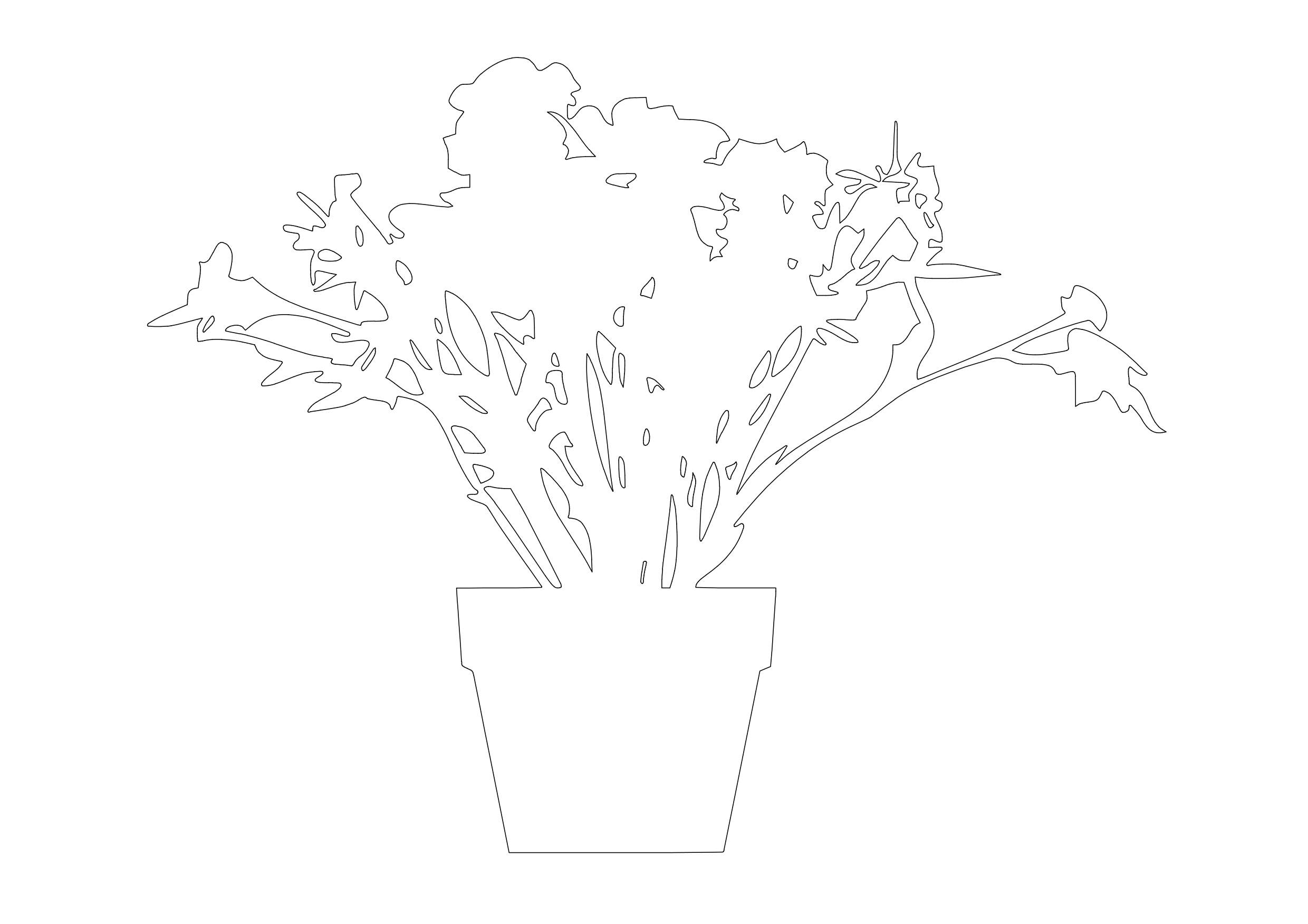 Free Plant Elevation CAD Block – DWG, DXF, PDF Format