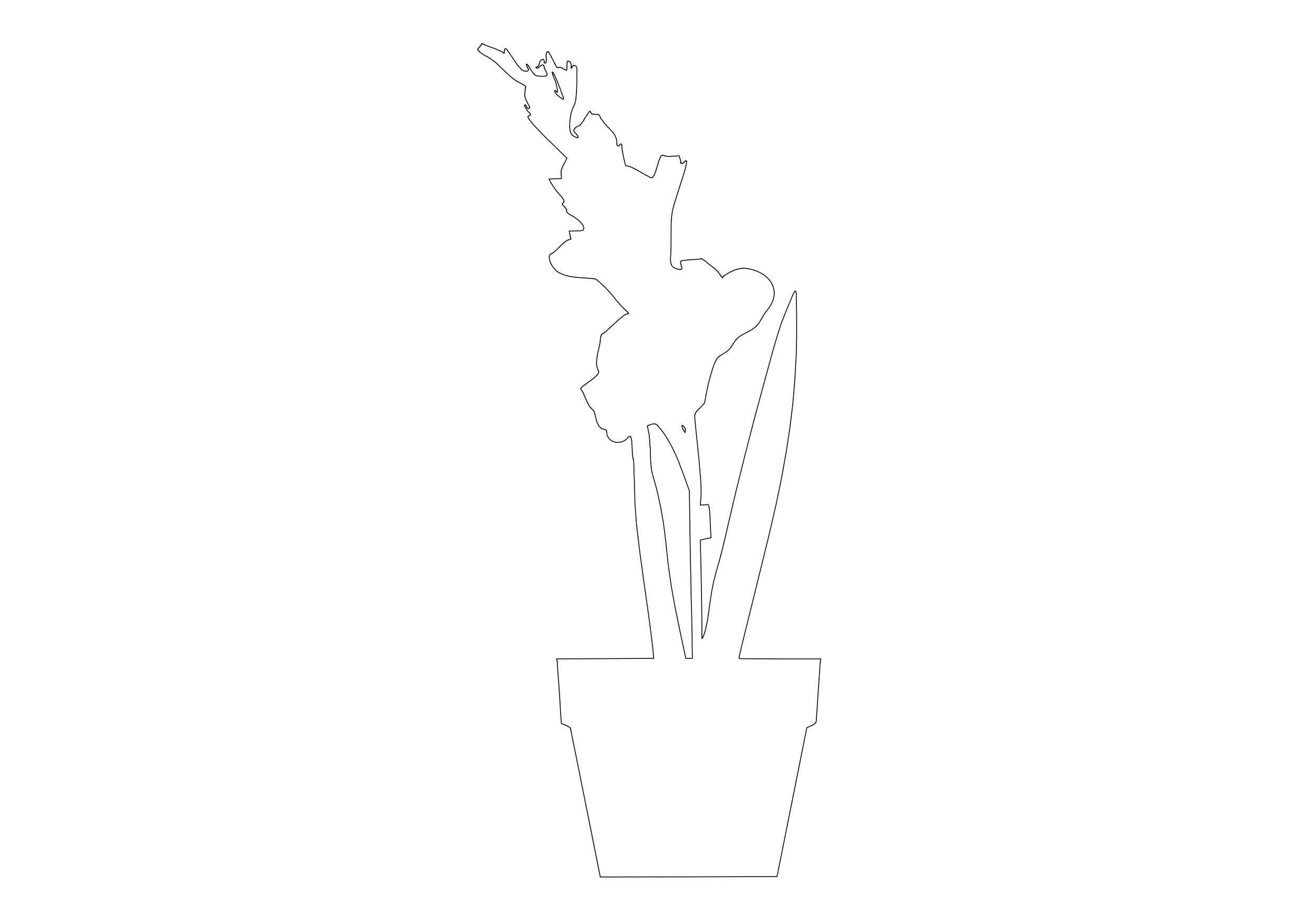 Free Plant Elevation CAD Block – DWG, DXF, PDF Format