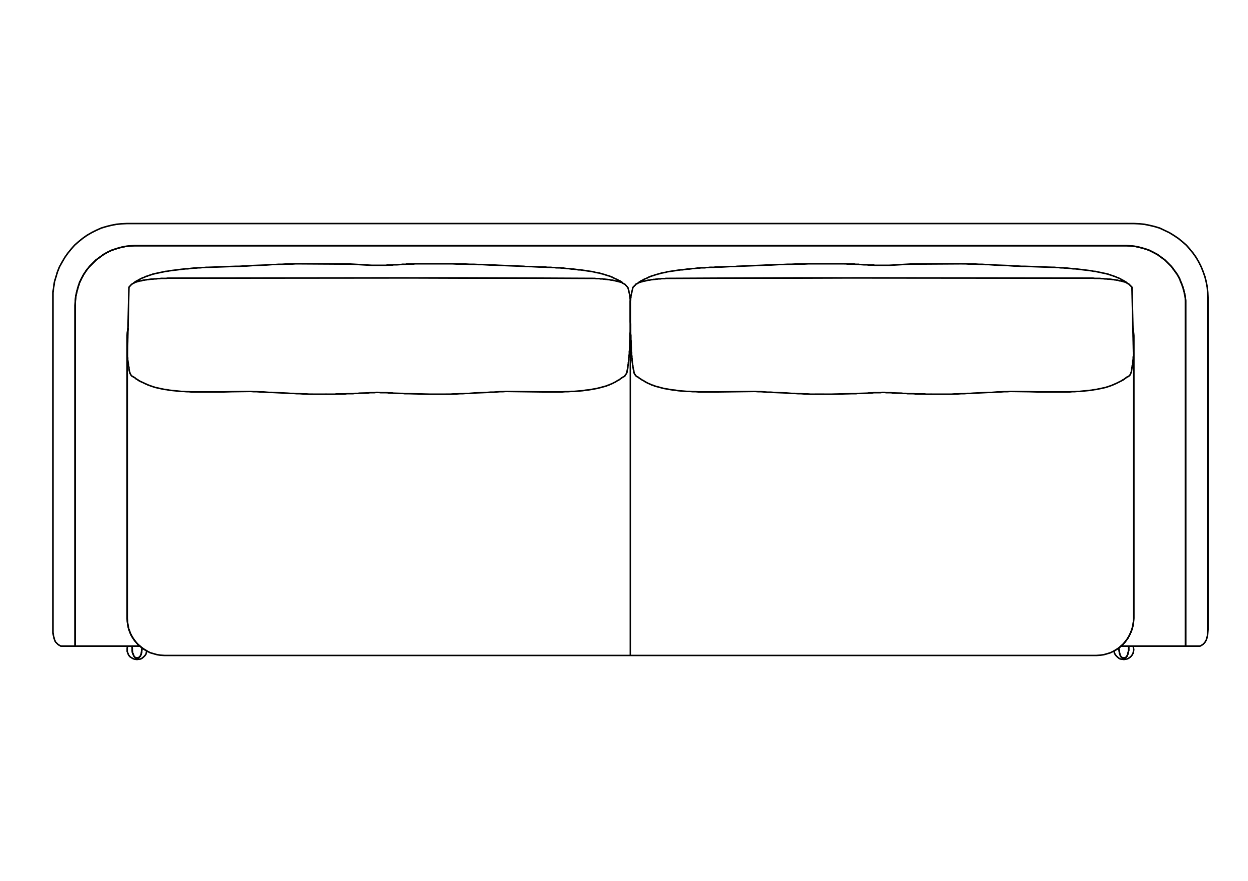 Free Sofa  top view CAD Block – DWG, DXF, PDF Format