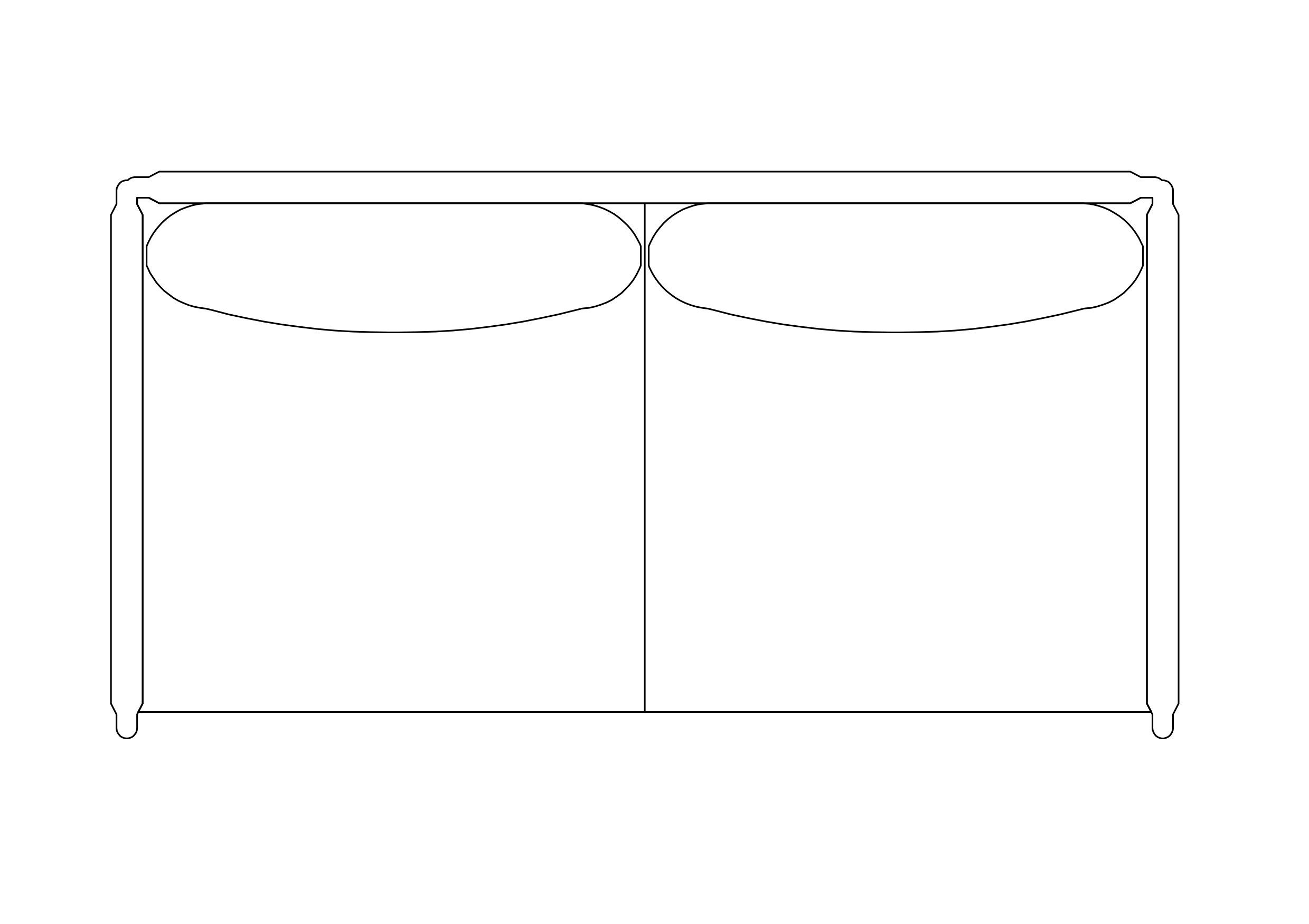 Free Sofa  top view CAD Block – DWG, DXF, PDF Format