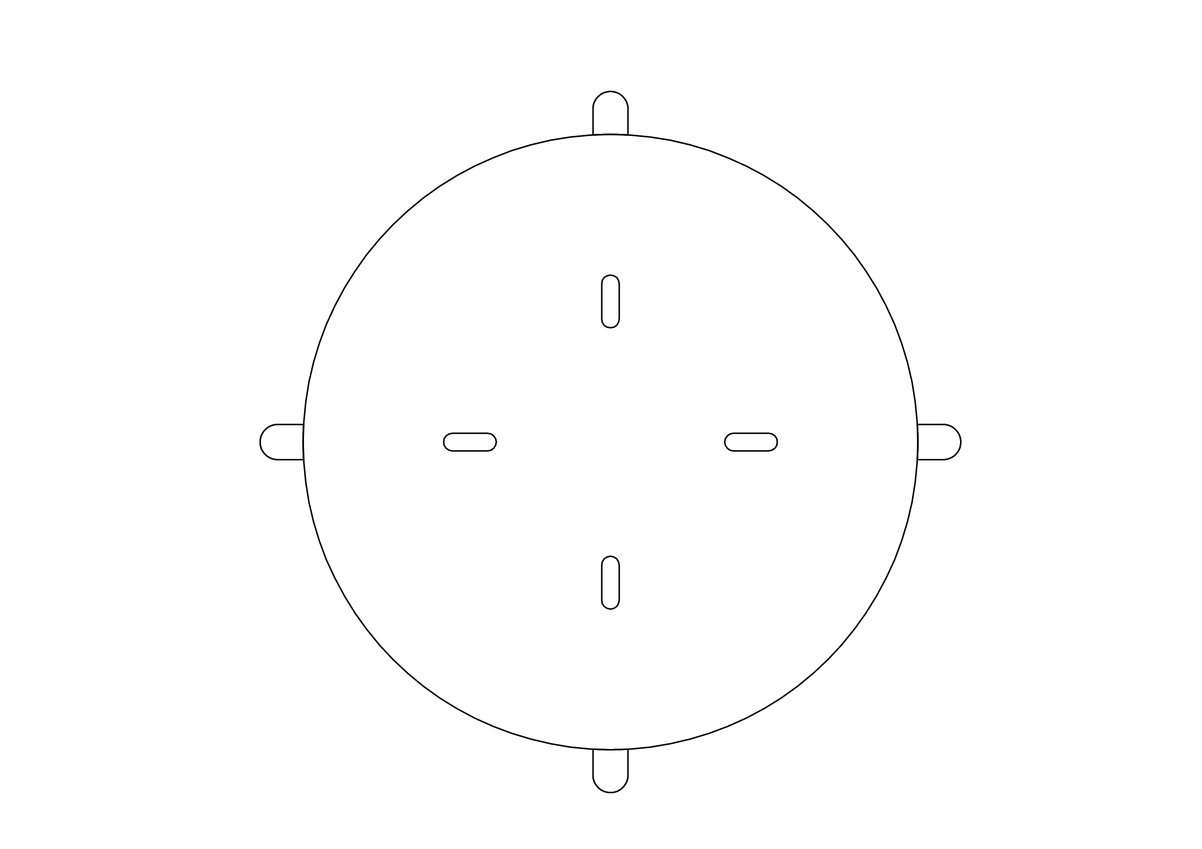 Free Stool top view CAD Block – DWG, DXF, PDF Format