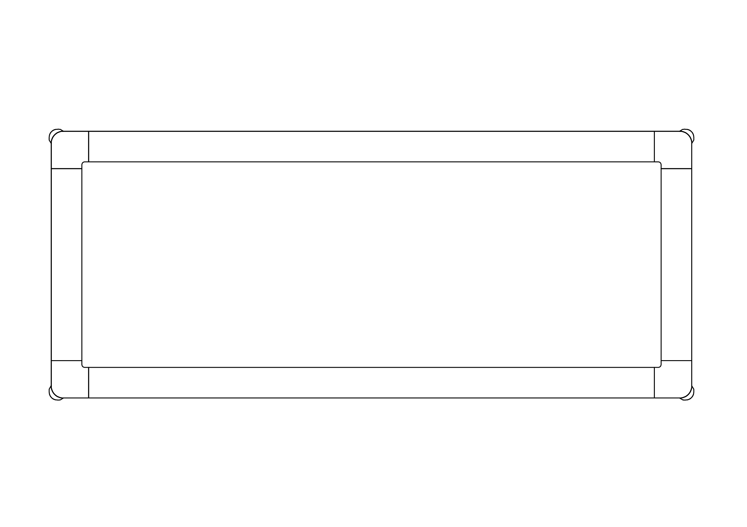 Free Coffee Table CAD Block – DWG, DXF, PDF Format