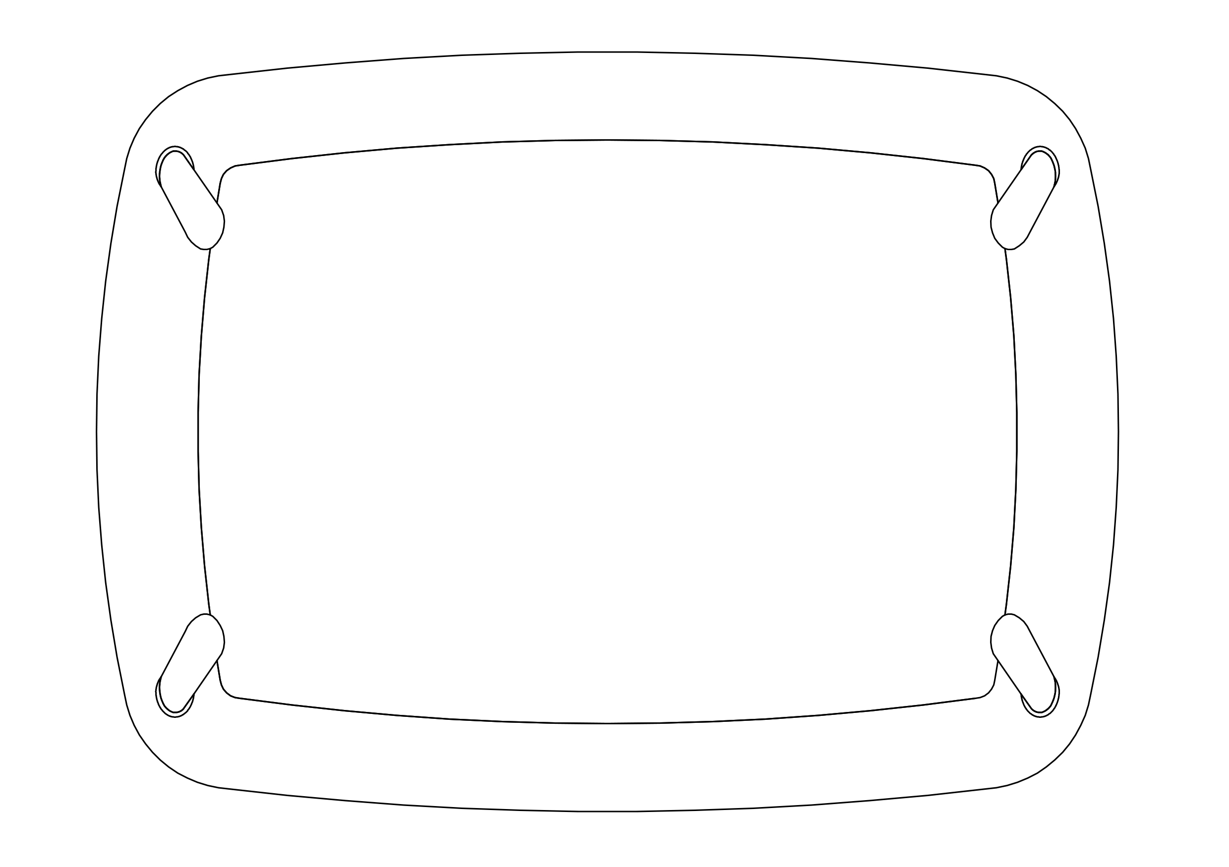 Free Coffee Table CAD Block – DWG, DXF, PDF Format