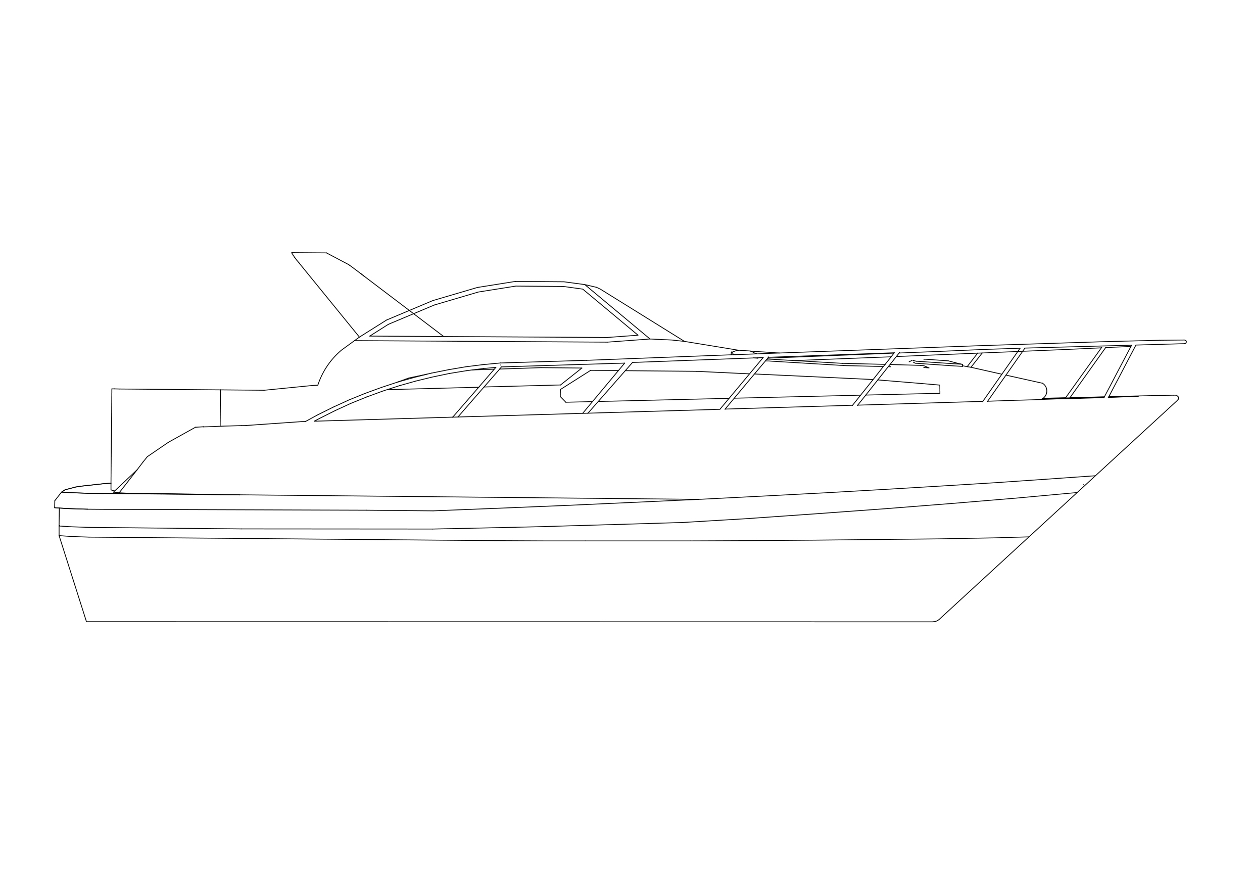 Free Boat Elevation CAD Block – DWG, DXF, PDF Format
