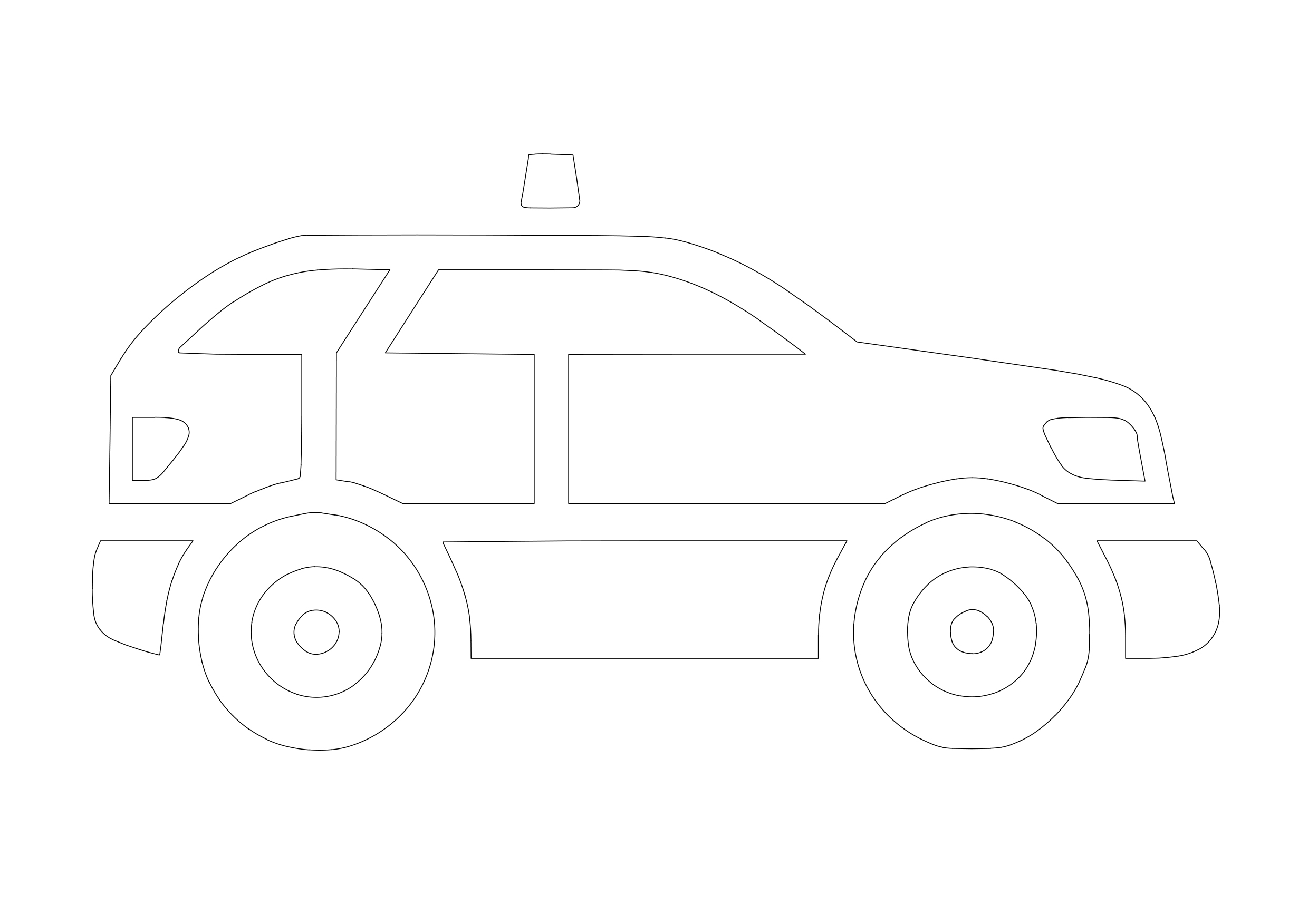 Free Car Symbol CAD Block Icon – DWG, DXF, PDF Format