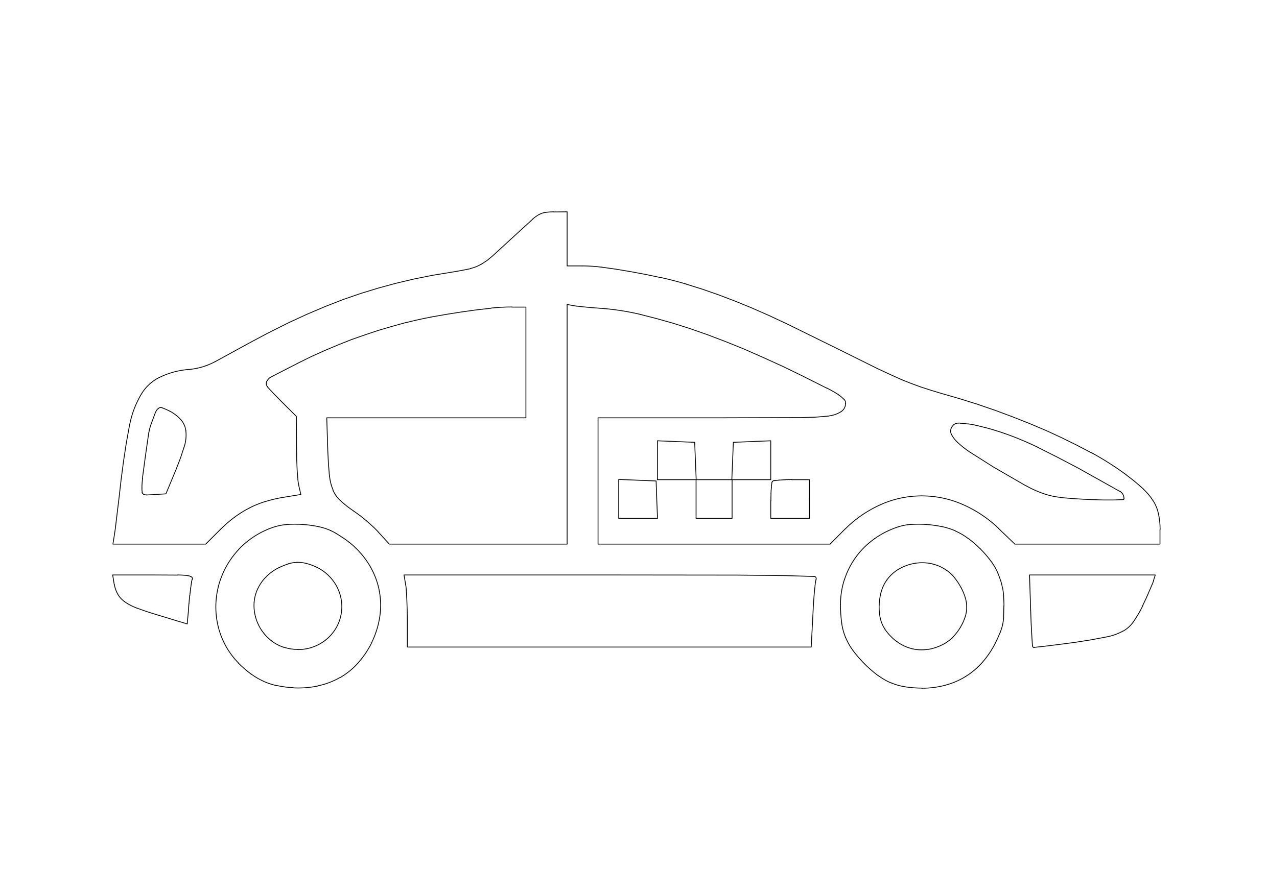 Free Car Symbol CAD Block Icon – DWG, DXF, PDF Format