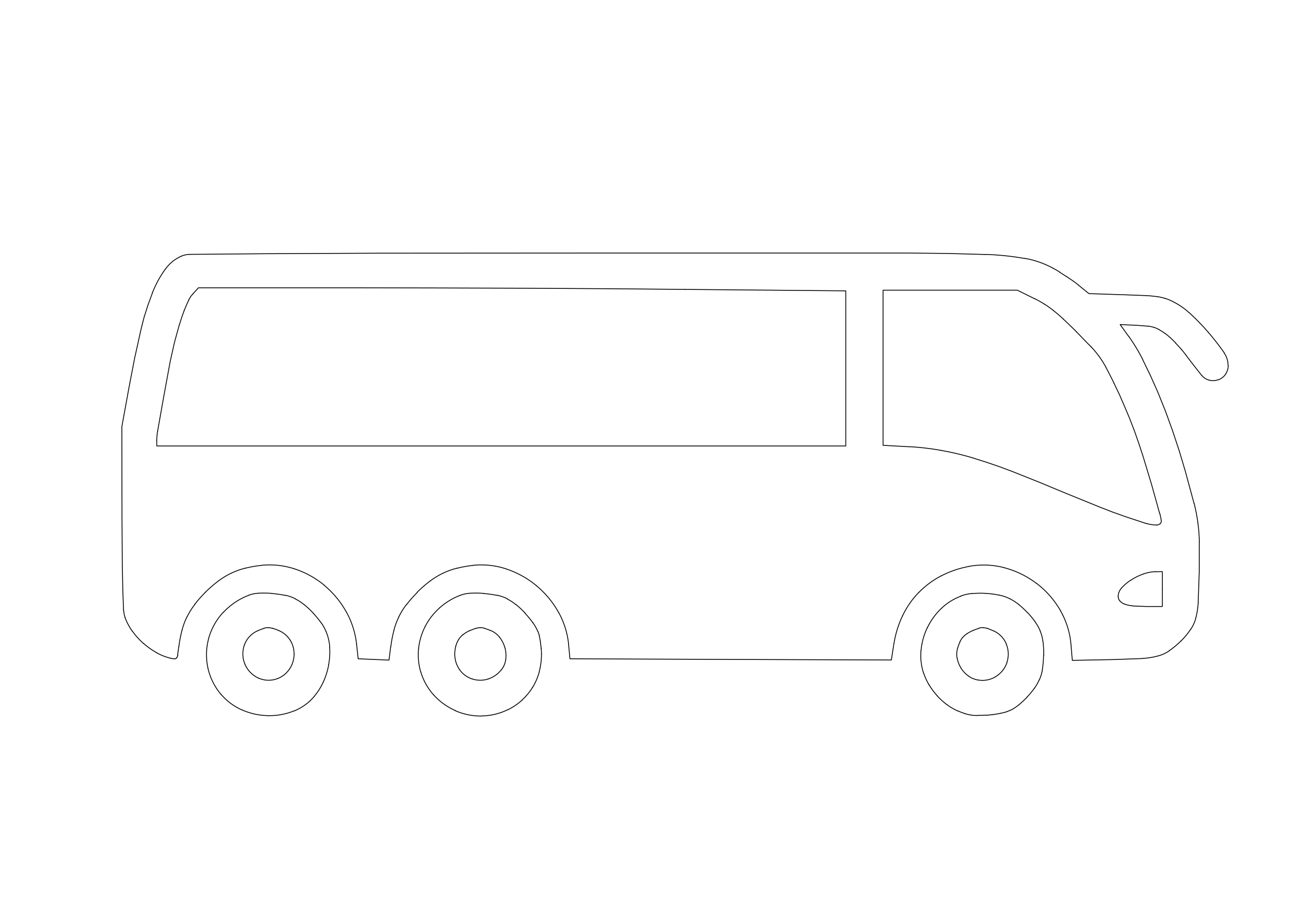 Free Bus Symbol CAD Block Icon – DWG, DXF, PDF Format