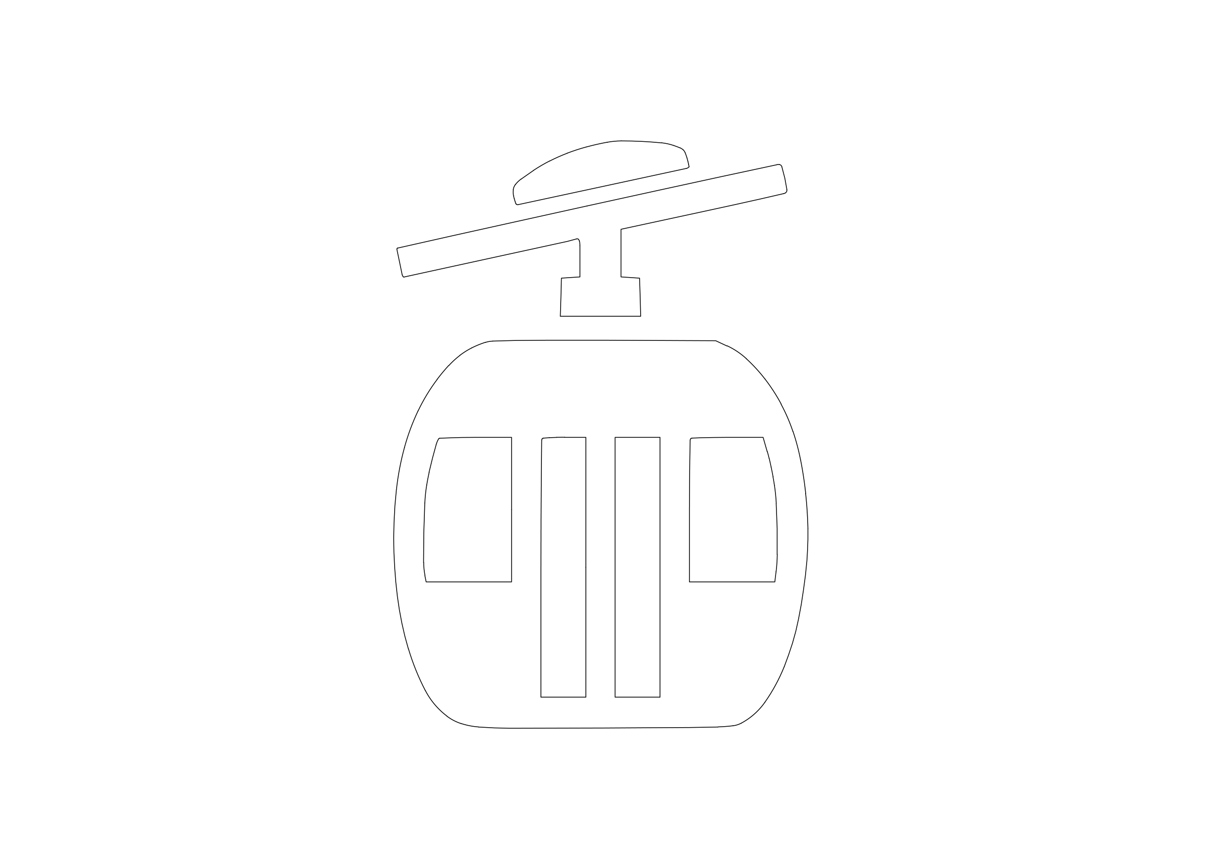 Free Cable Car Symbol CAD Block Icon – DWG, DXF, PDF Format