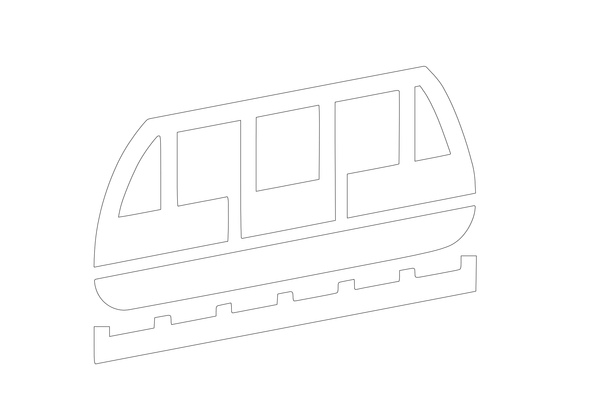 Free Cable Car Symbol CAD Block Icon – DWG, DXF, PDF Format