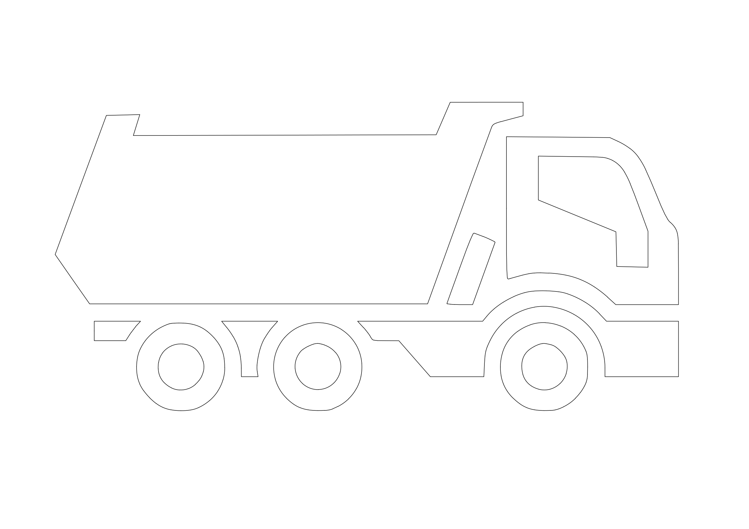 Free Construction Vehicle Symbol CAD Block Icon – DWG, DXF, PDF Format