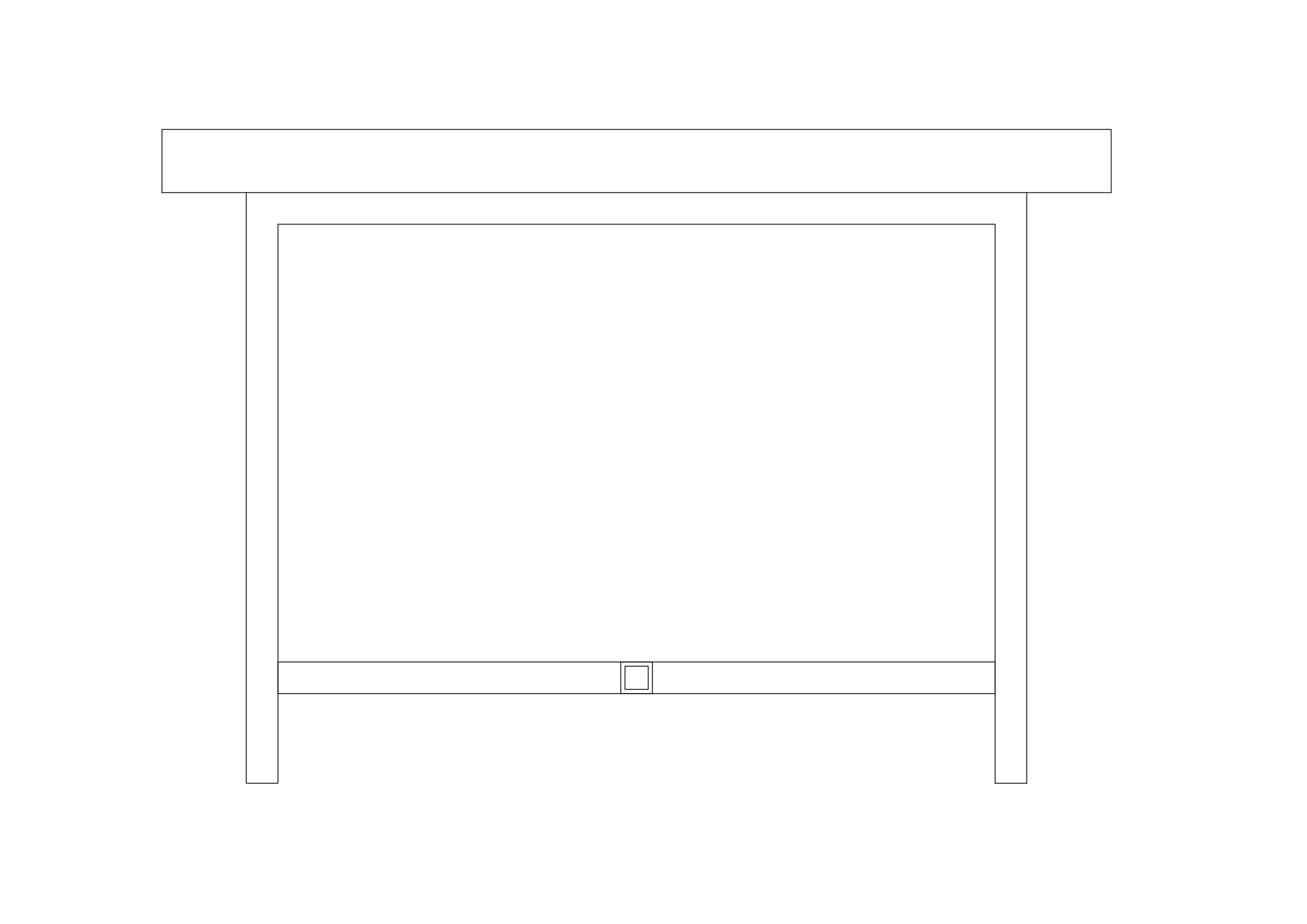Free Bench Elevation CAD Block – DWG, DXF, PDF Format
