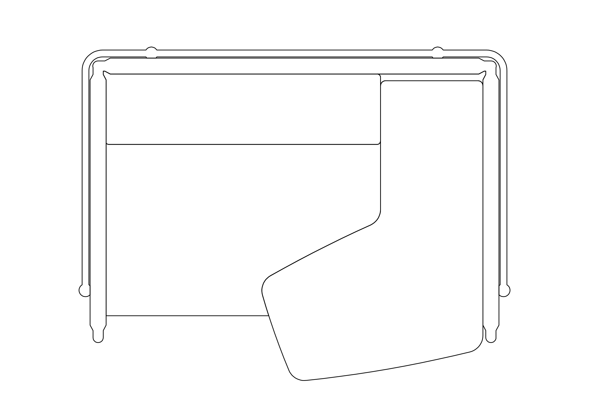 Free Booth Workspace Sofa CAD Block – DWG, DXF, PDF Format