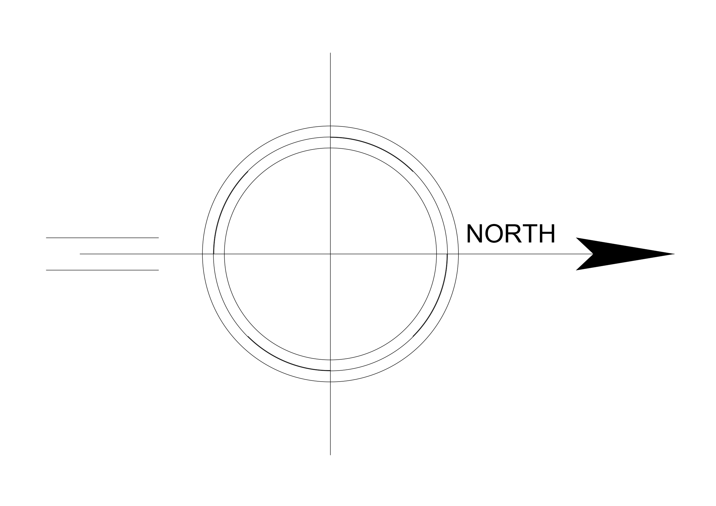 Free North Symbol CAD Block Icon – DWG, DXF, PDF Format