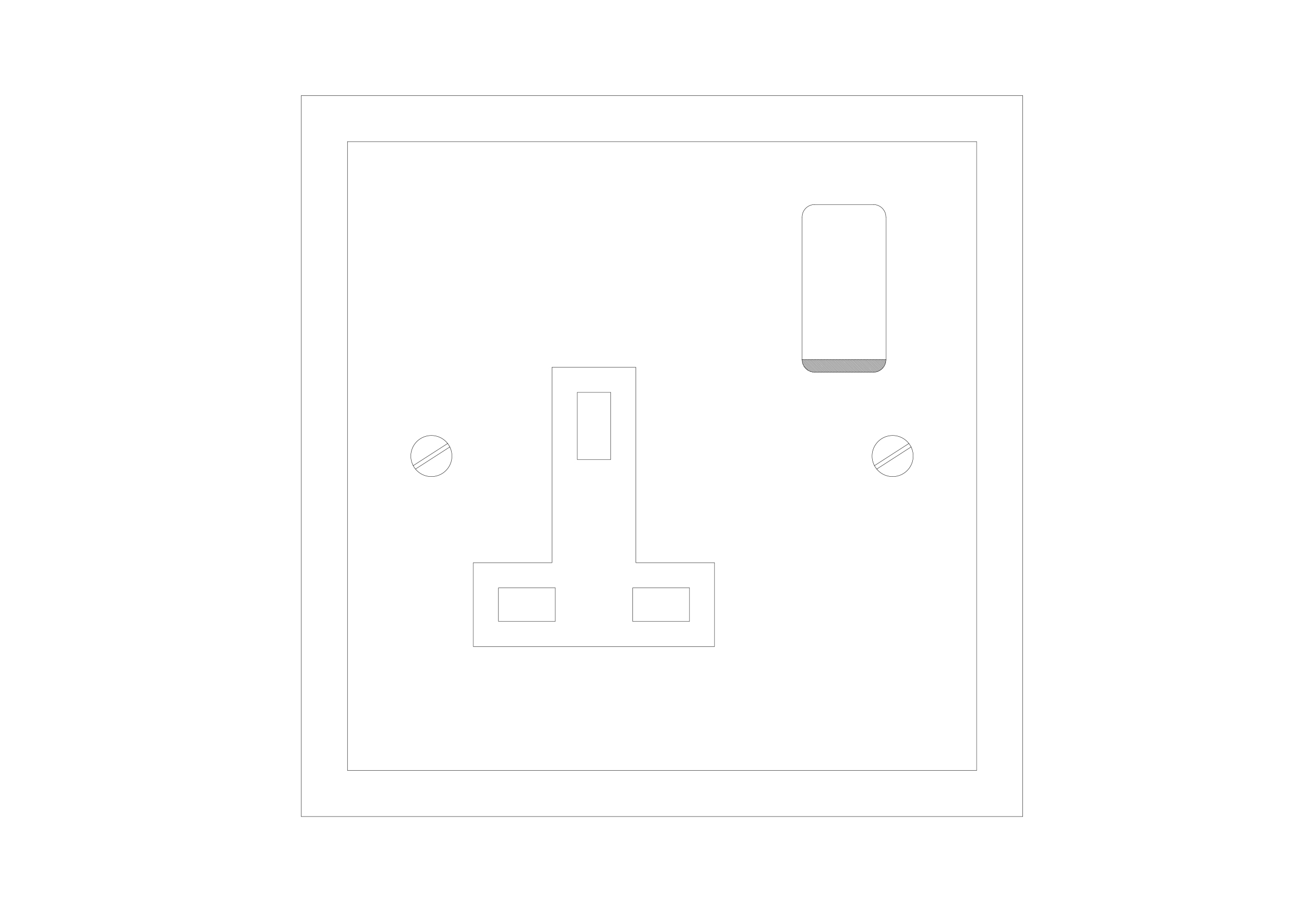 Free Socket Elevation CAD Block – DWG, DXF, PDF Format