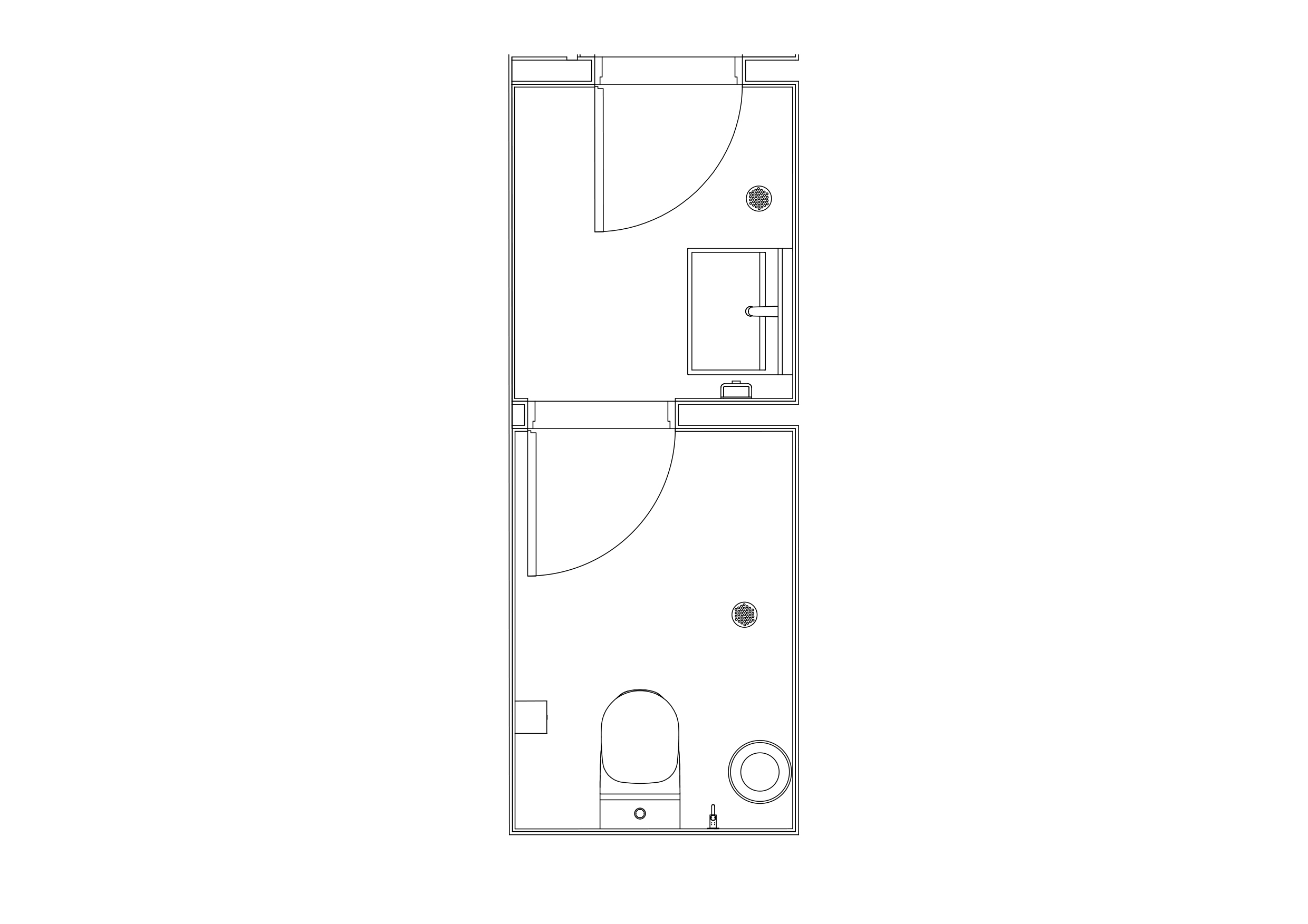 Free Public Toilet Top View CAD Block – DWG, DXF, PDF Format