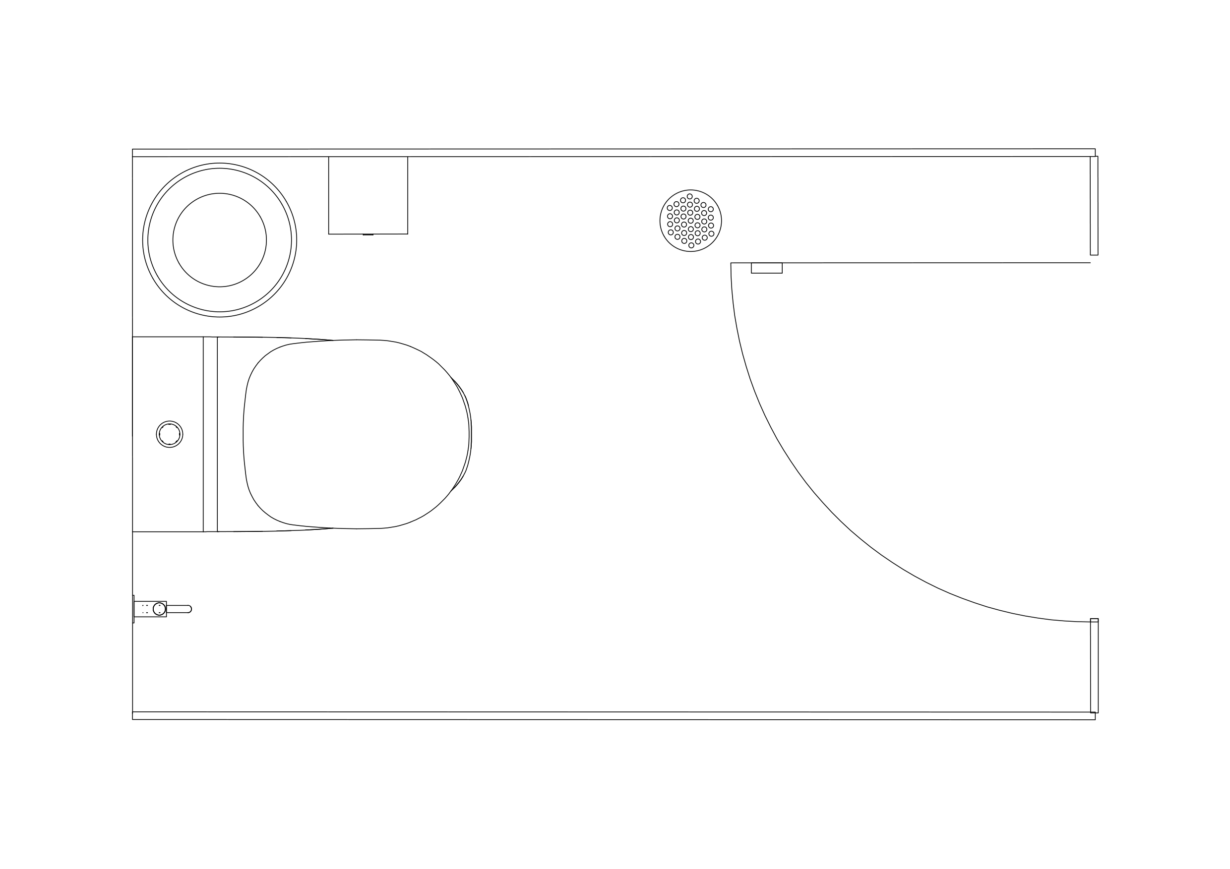 Free Public Toilet Top View CAD Block – DWG, DXF, PDF Format