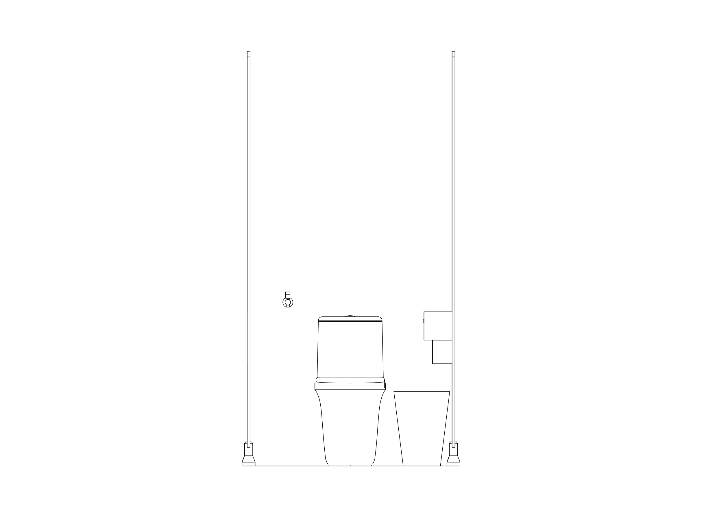 Free Public Toilet elevation CAD Block – DWG, DXF, PDF Format