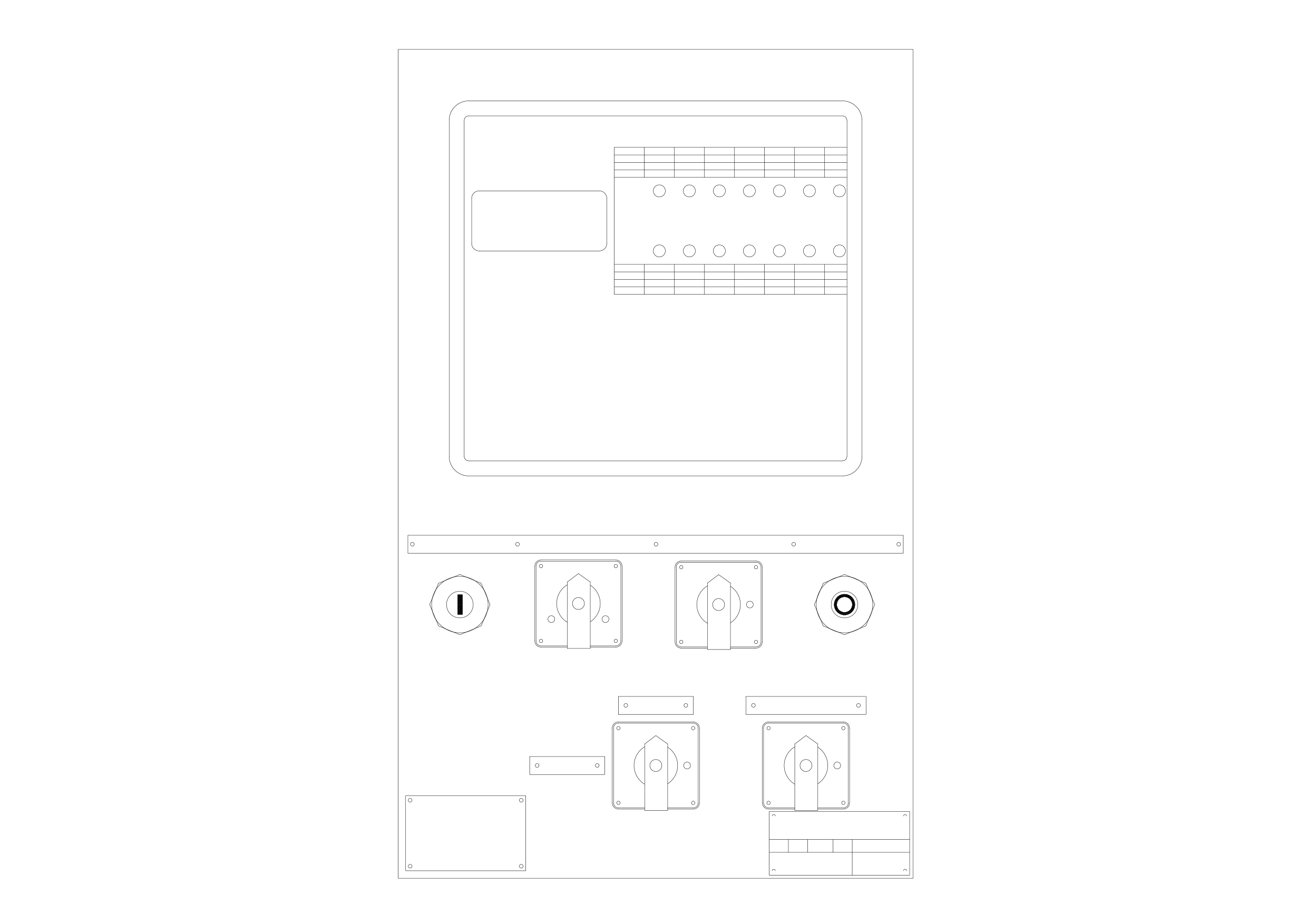 Free Distribution Board Elevation CAD Block – DWG, DXF, PDF Format