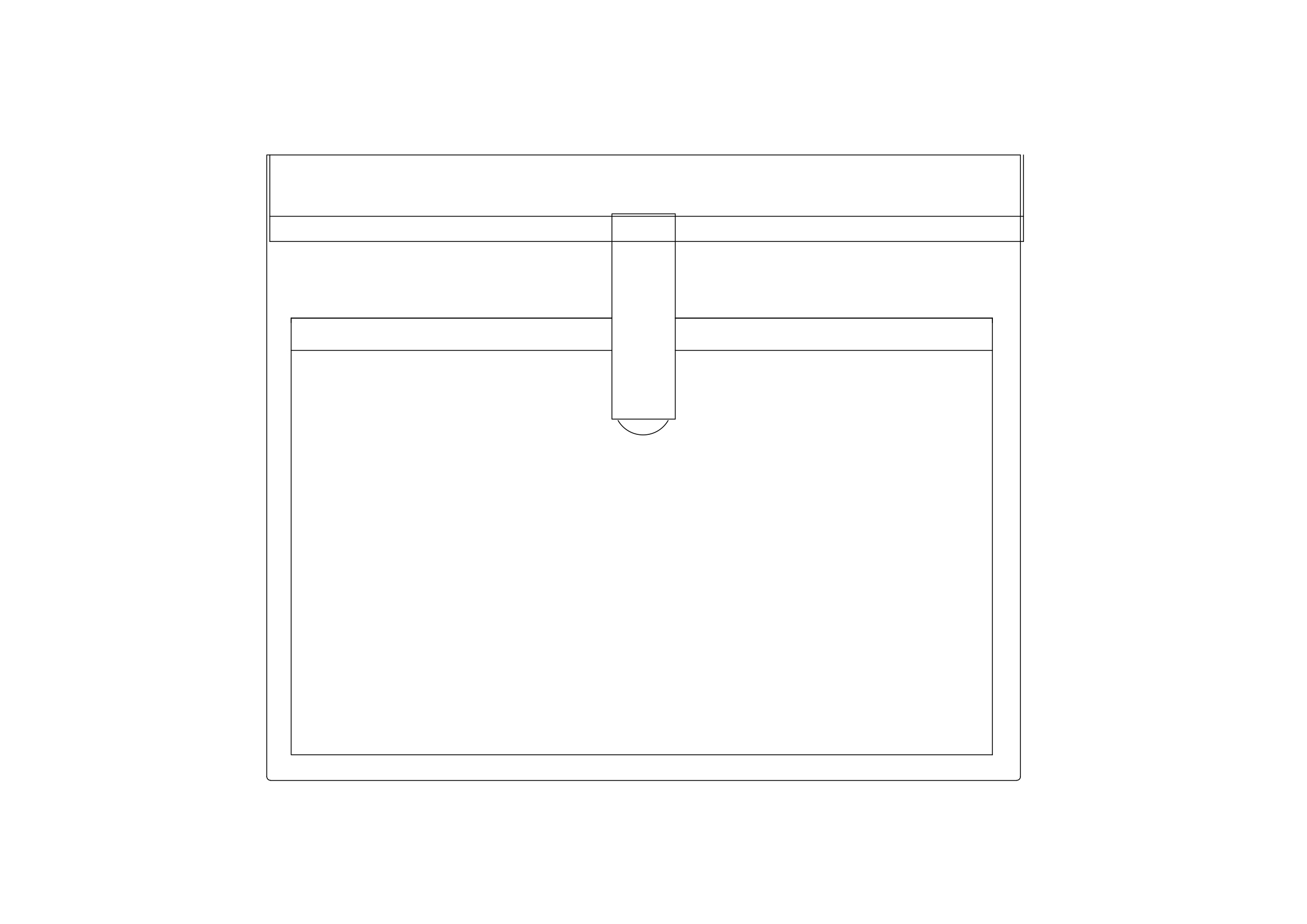 Free Sink Top View CAD Block – DWG, DXF, PDF Format