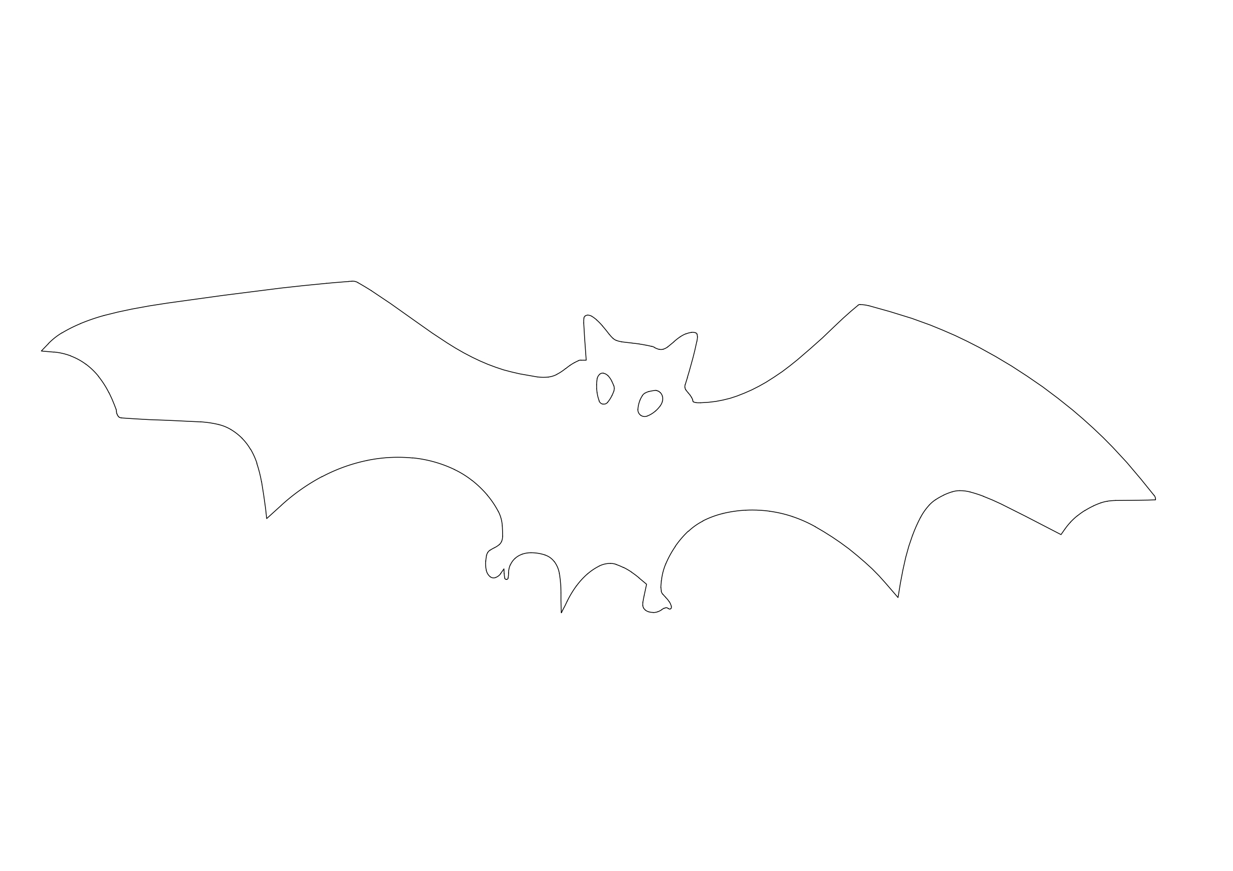 Free Bat CAD Block – DWG, DXF, PDF Format