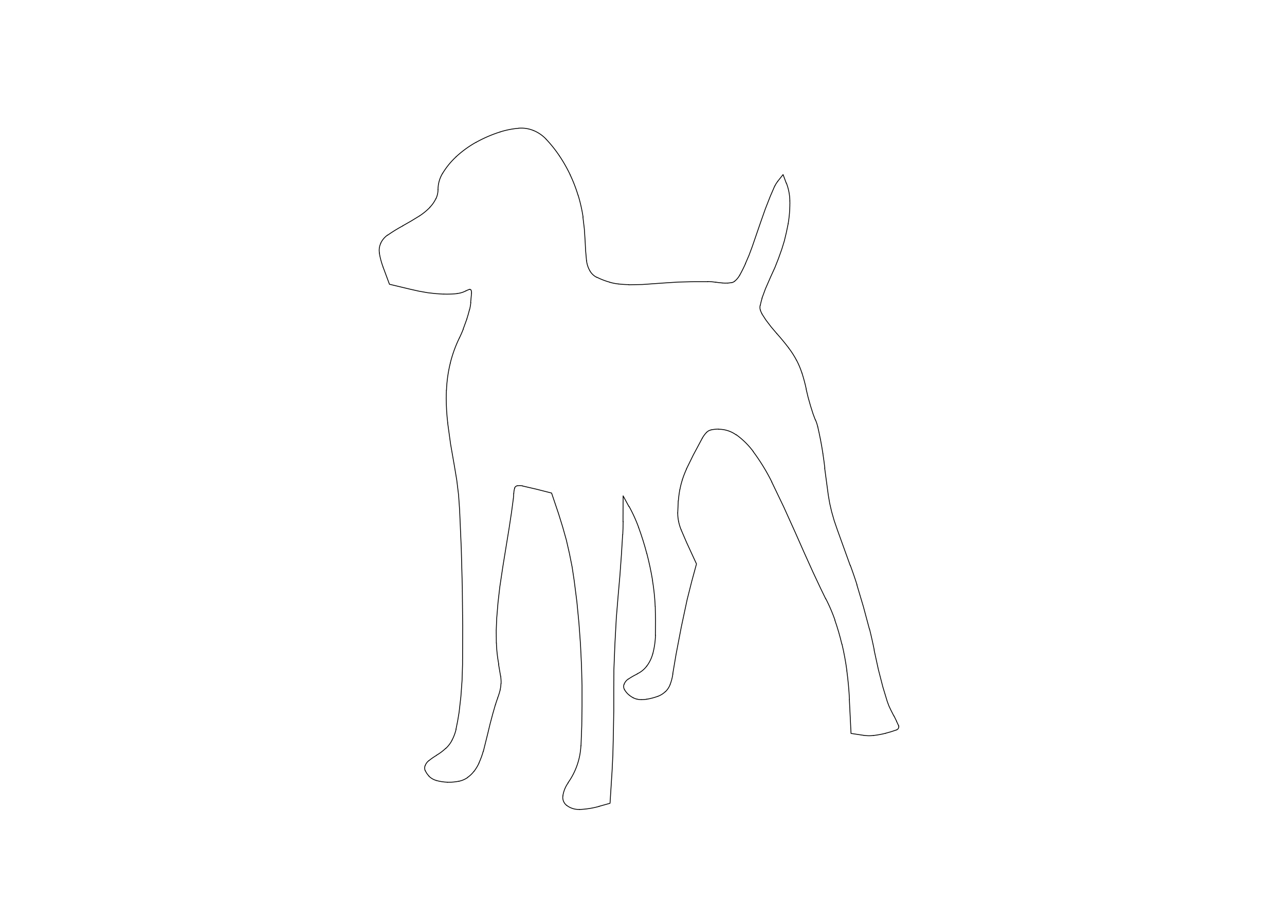 Free Dog CAD Block – DWG, DXF, PDF Format