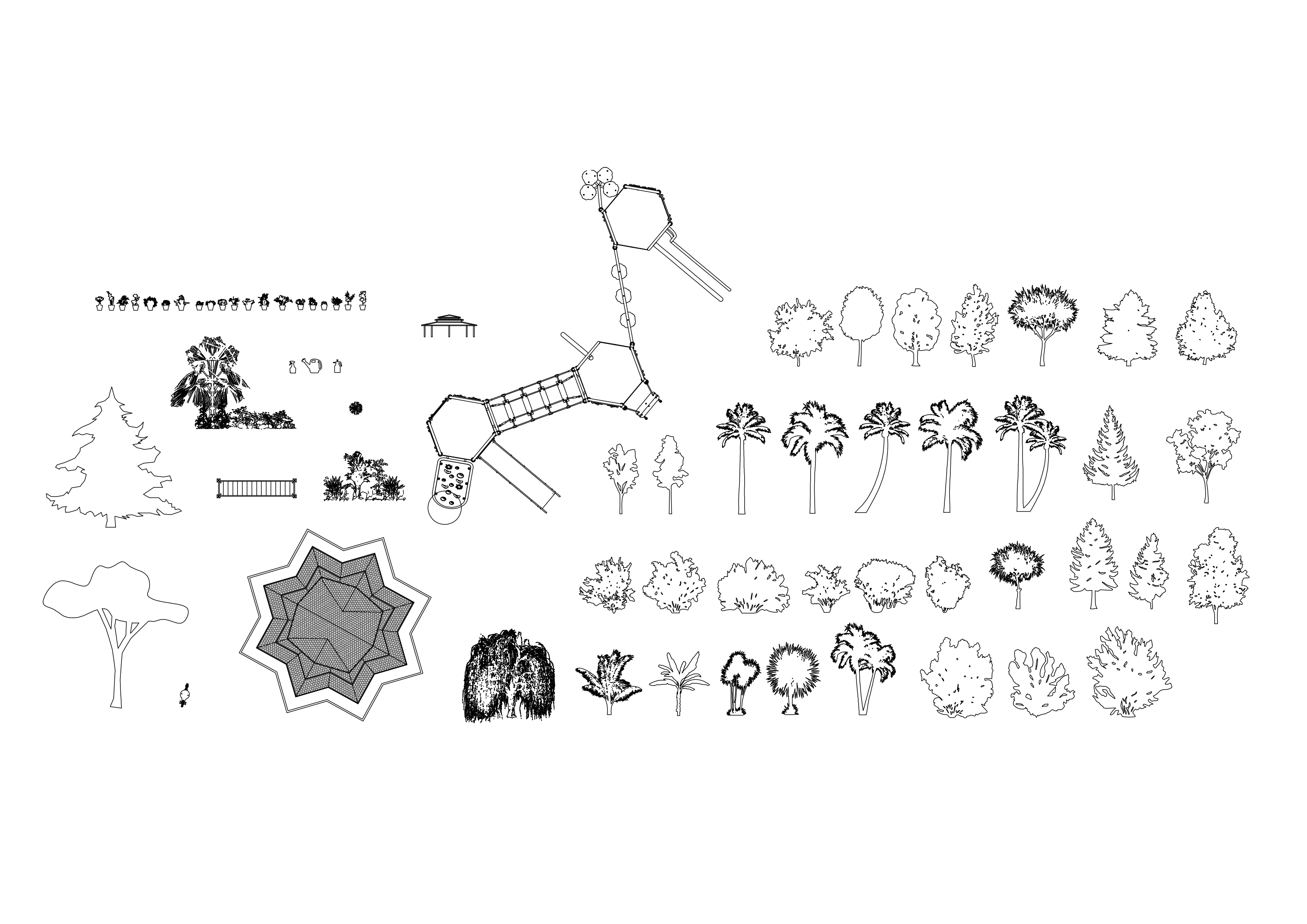 Free Landscape CAD Blocks – DWG, DXF, PDF Format | 4 out of 4