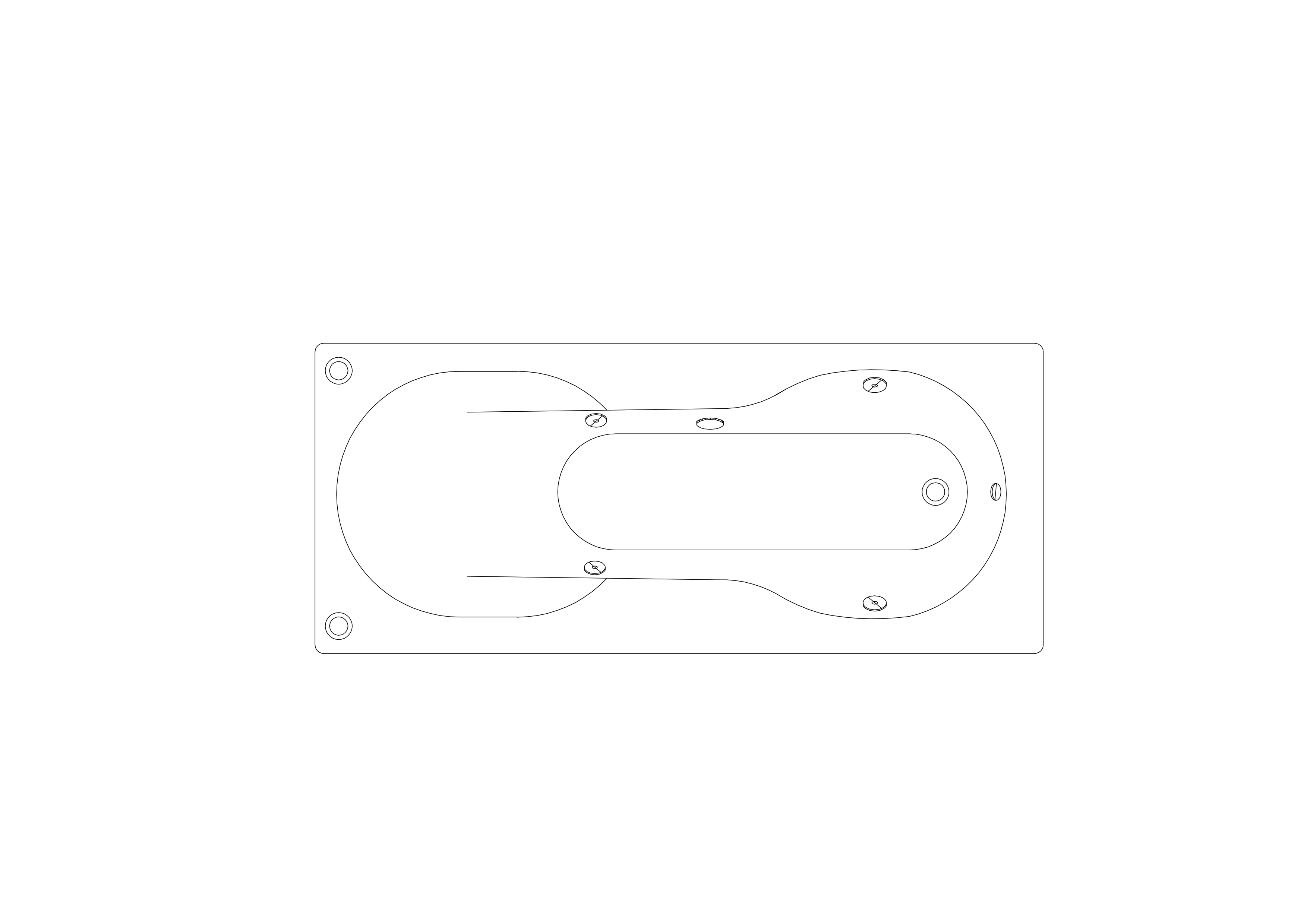Free Bathtub Top View CAD Block – DWG, DXF, PDF Format